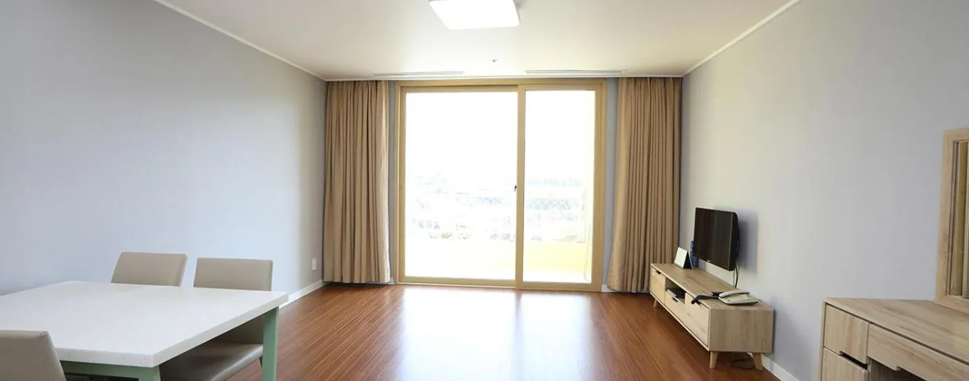 Bed in The K Jirisan Family Hotel