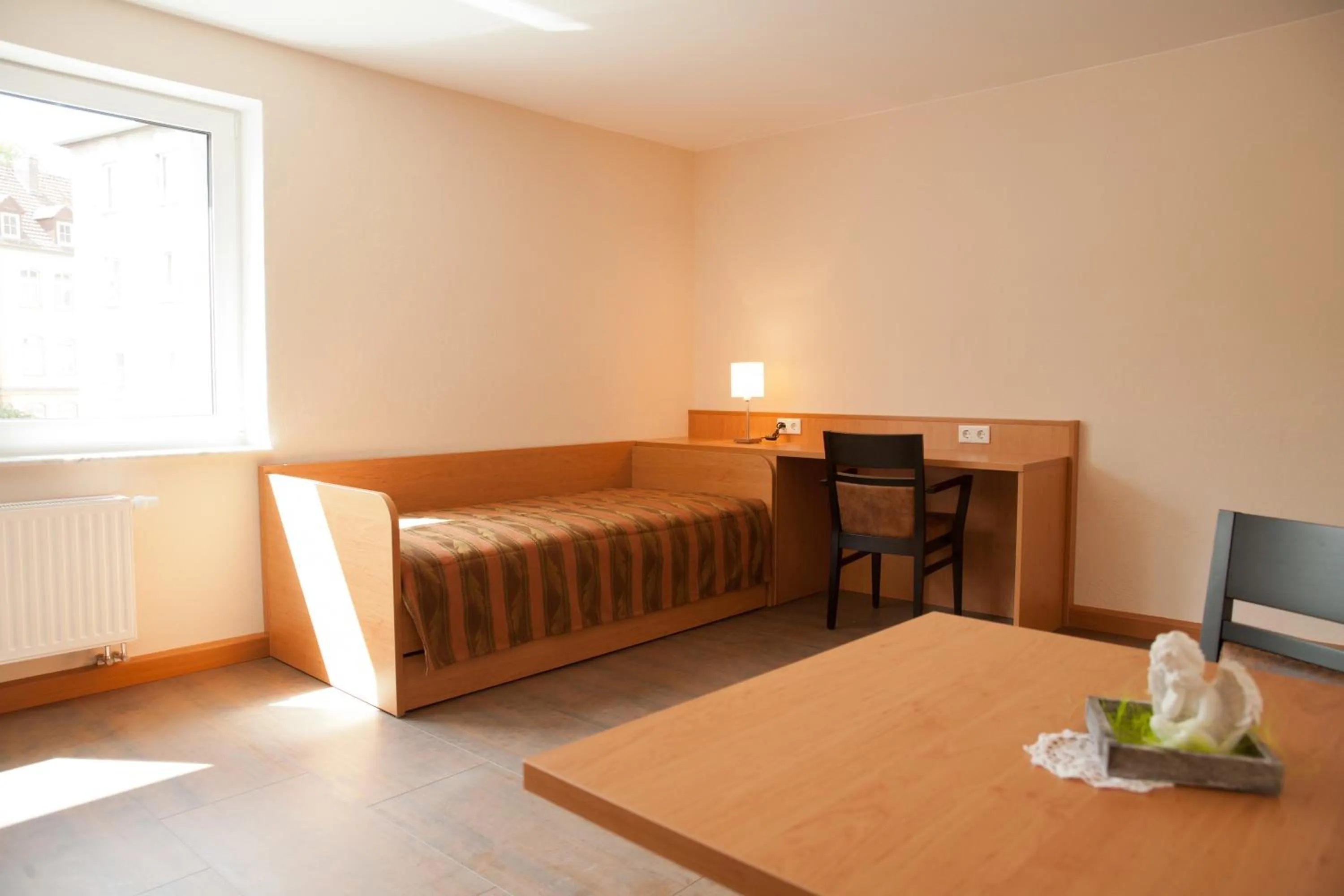 Photo of the whole room, Bed in Apartmenthaus Wesertor