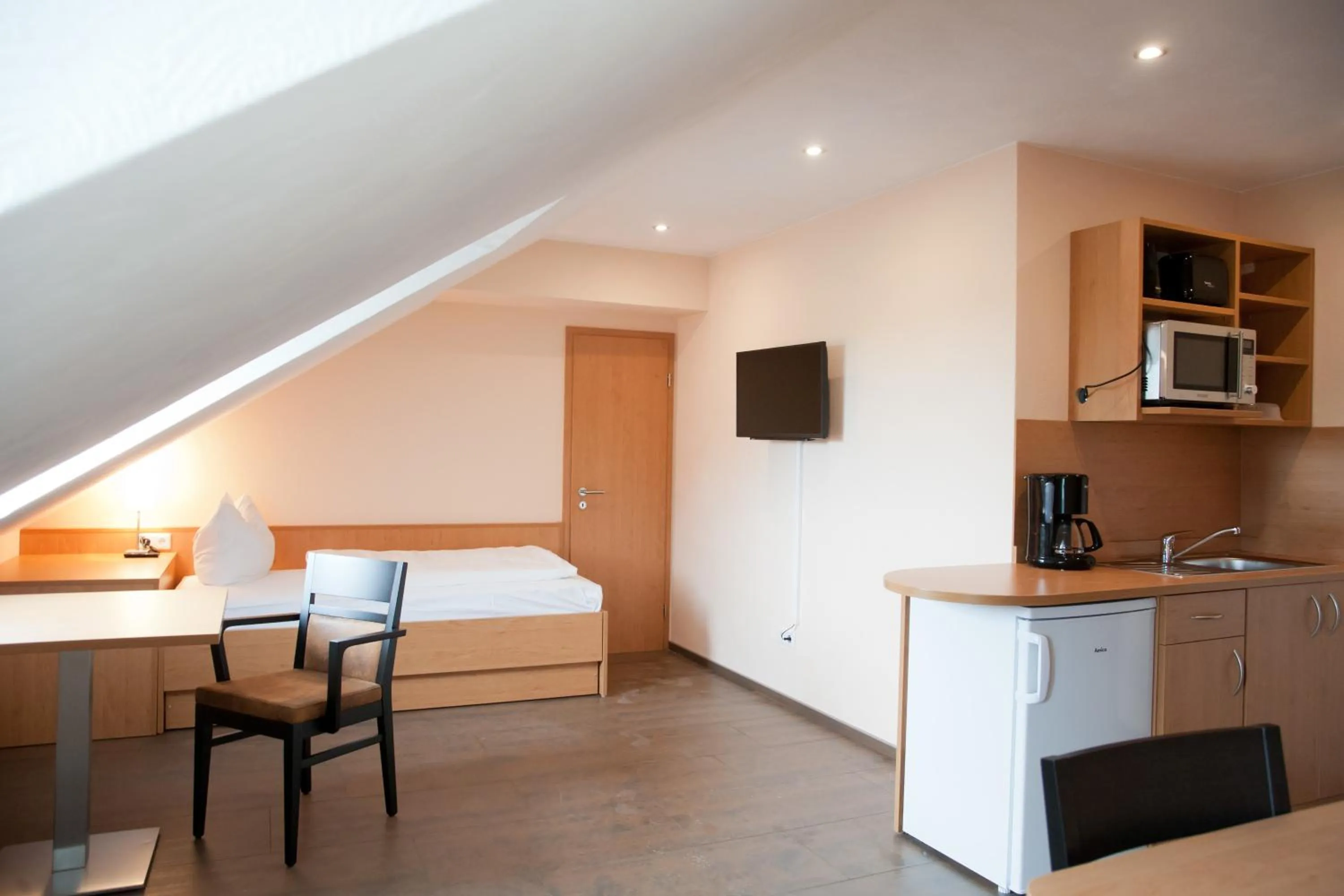 Photo of the whole room, Bed in Apartmenthaus Wesertor