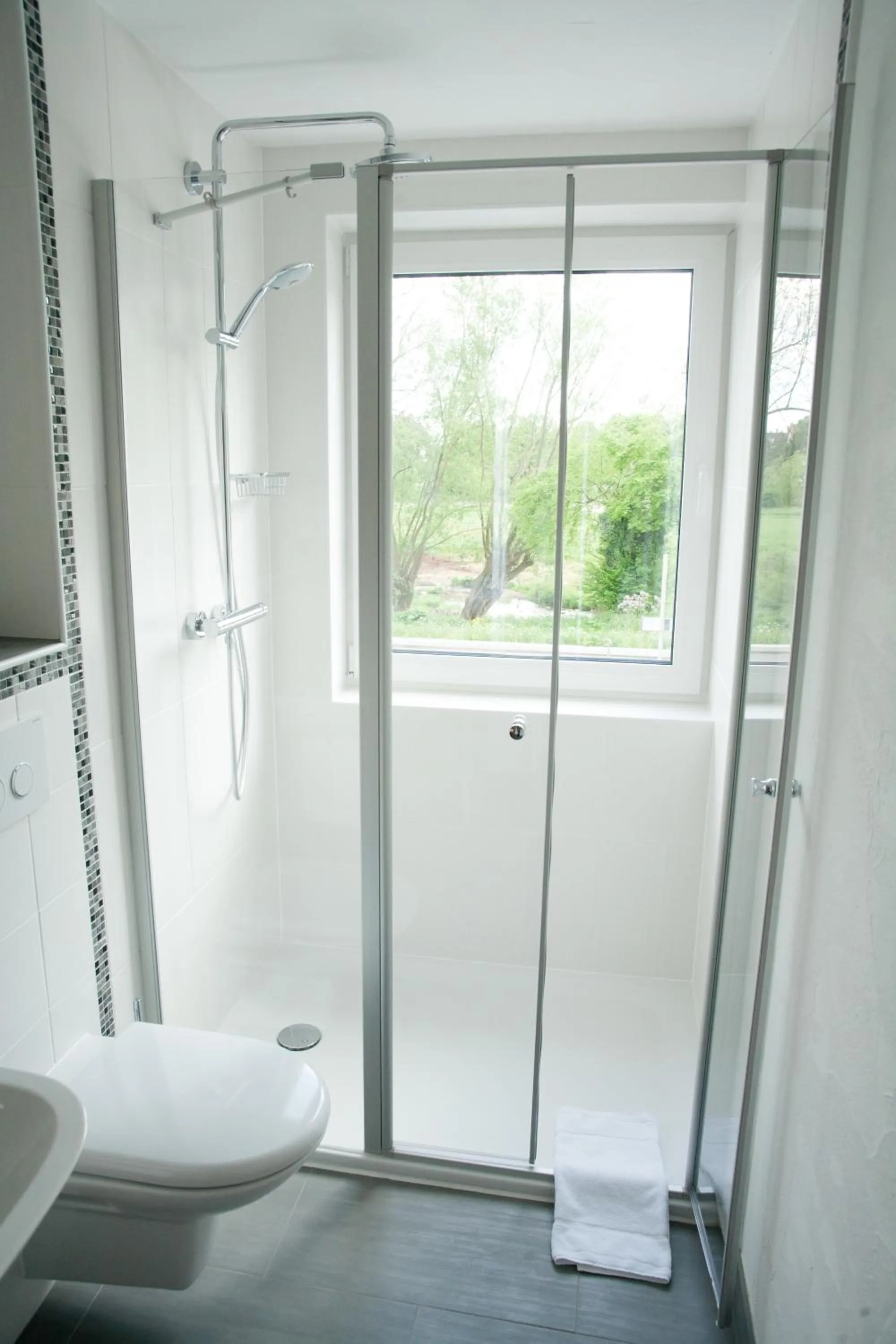 Shower in Apartmenthaus Wesertor