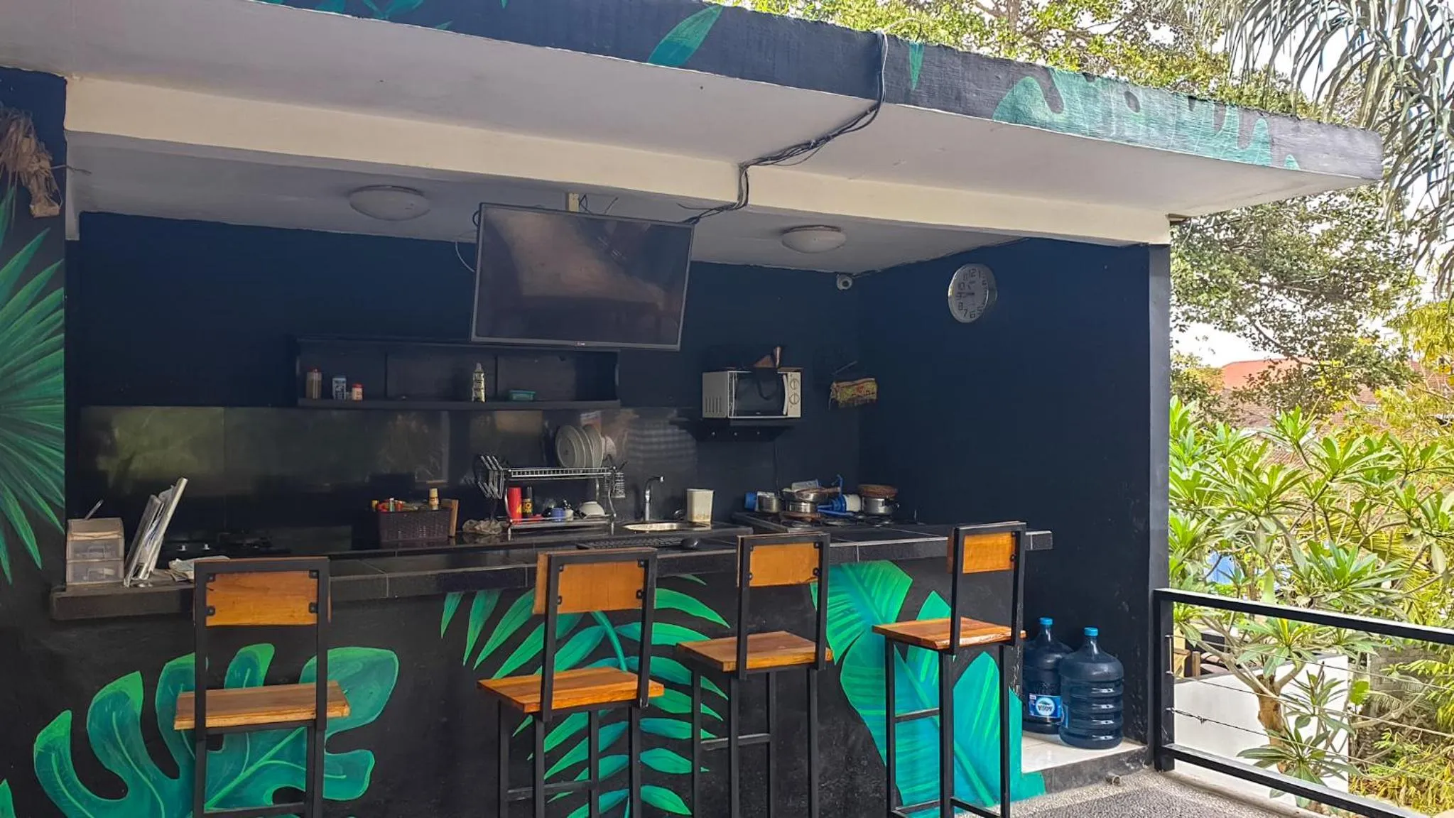 Communal kitchen in The Paica