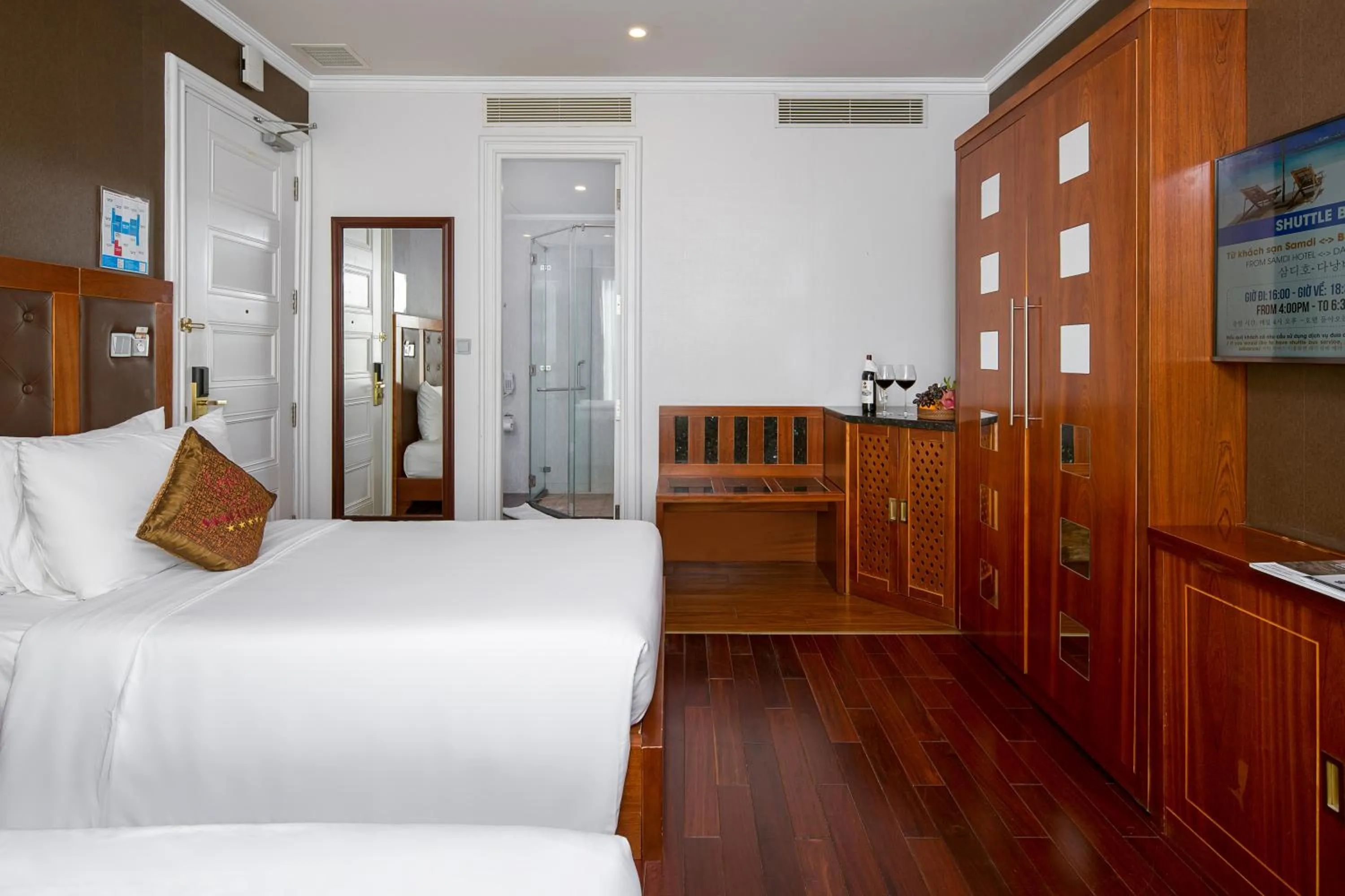 Bed in Samdi Da Nang Central Hotel