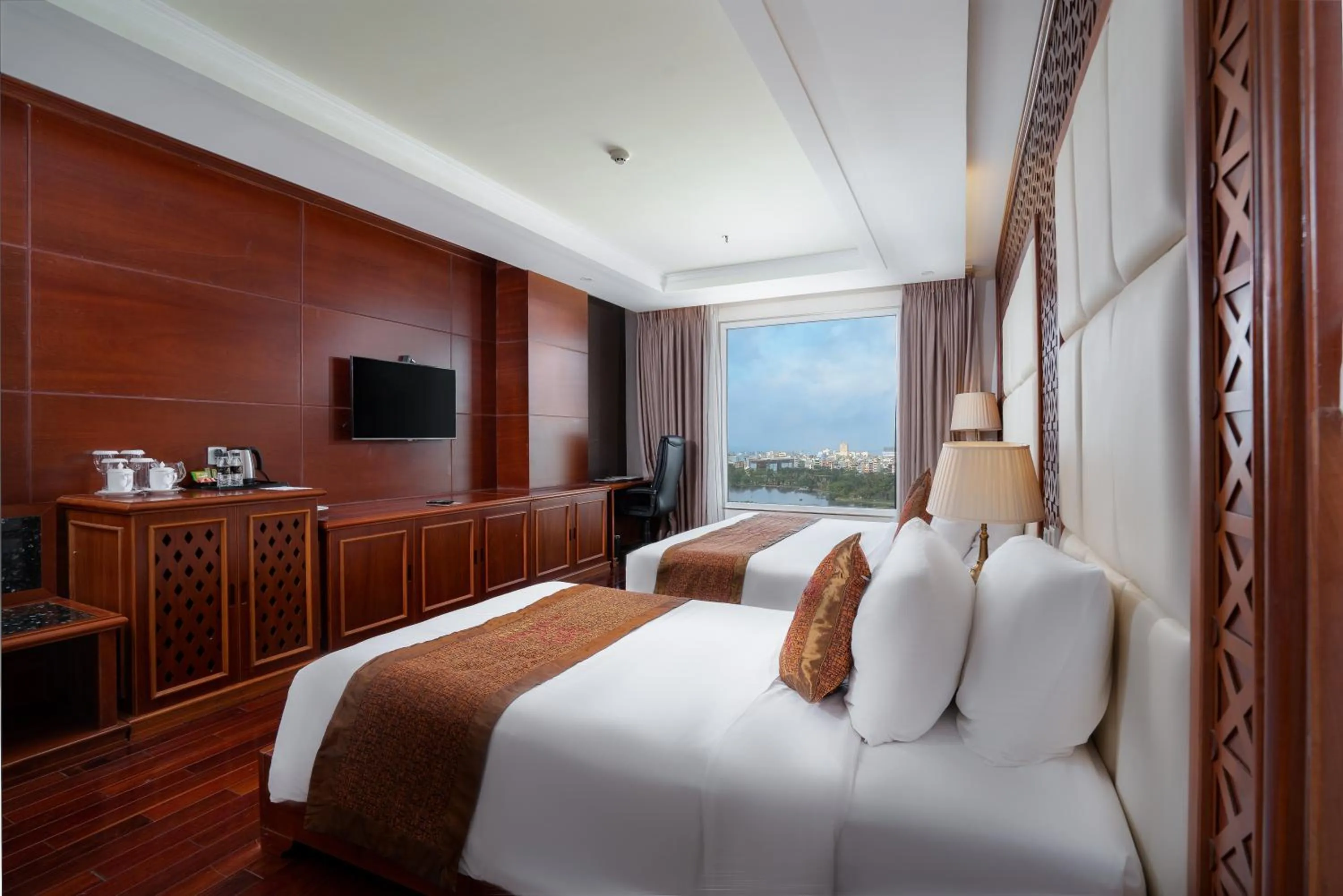 Bed in Samdi Da Nang Central Hotel