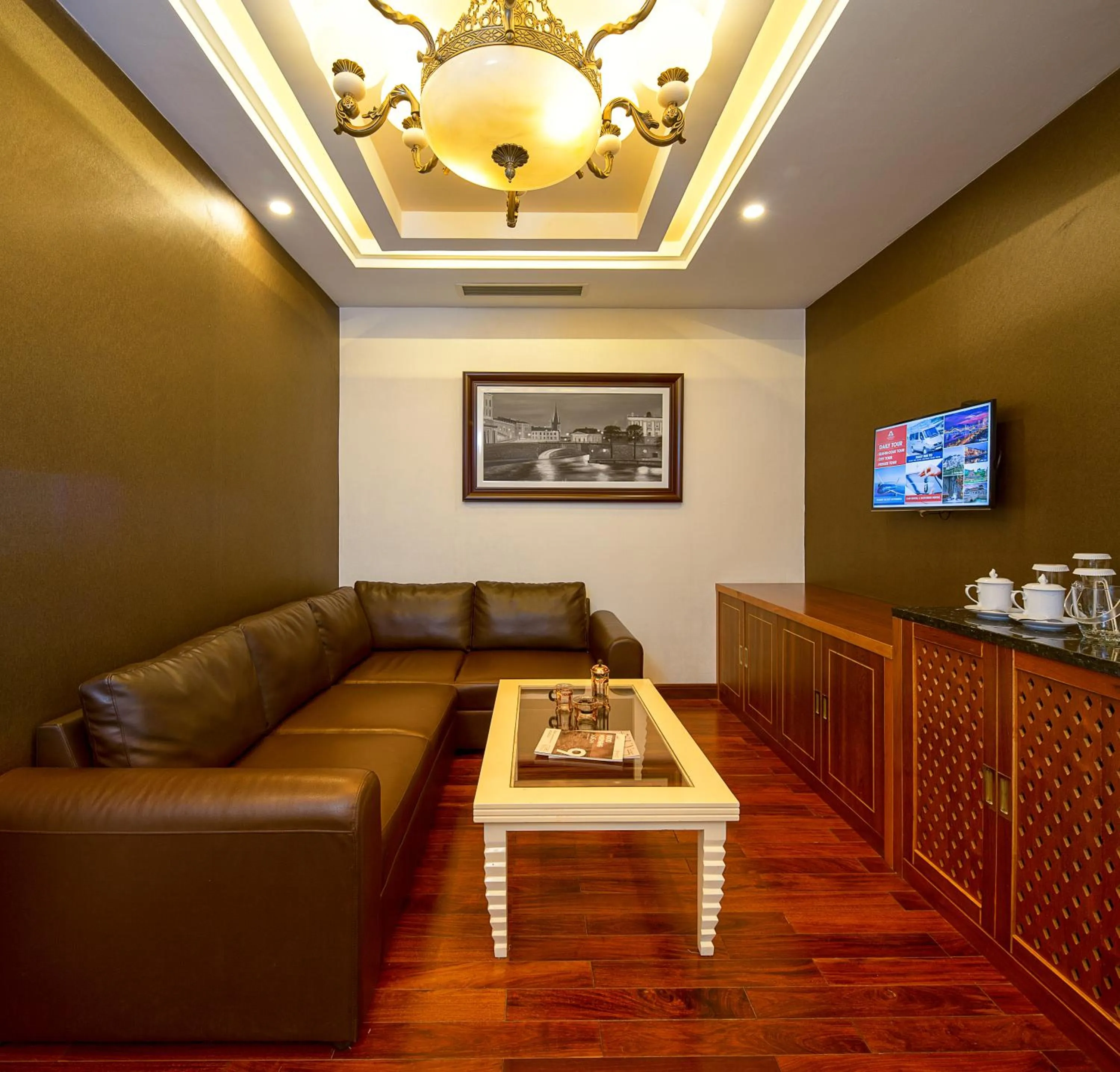 Living room in Samdi Da Nang Central Hotel