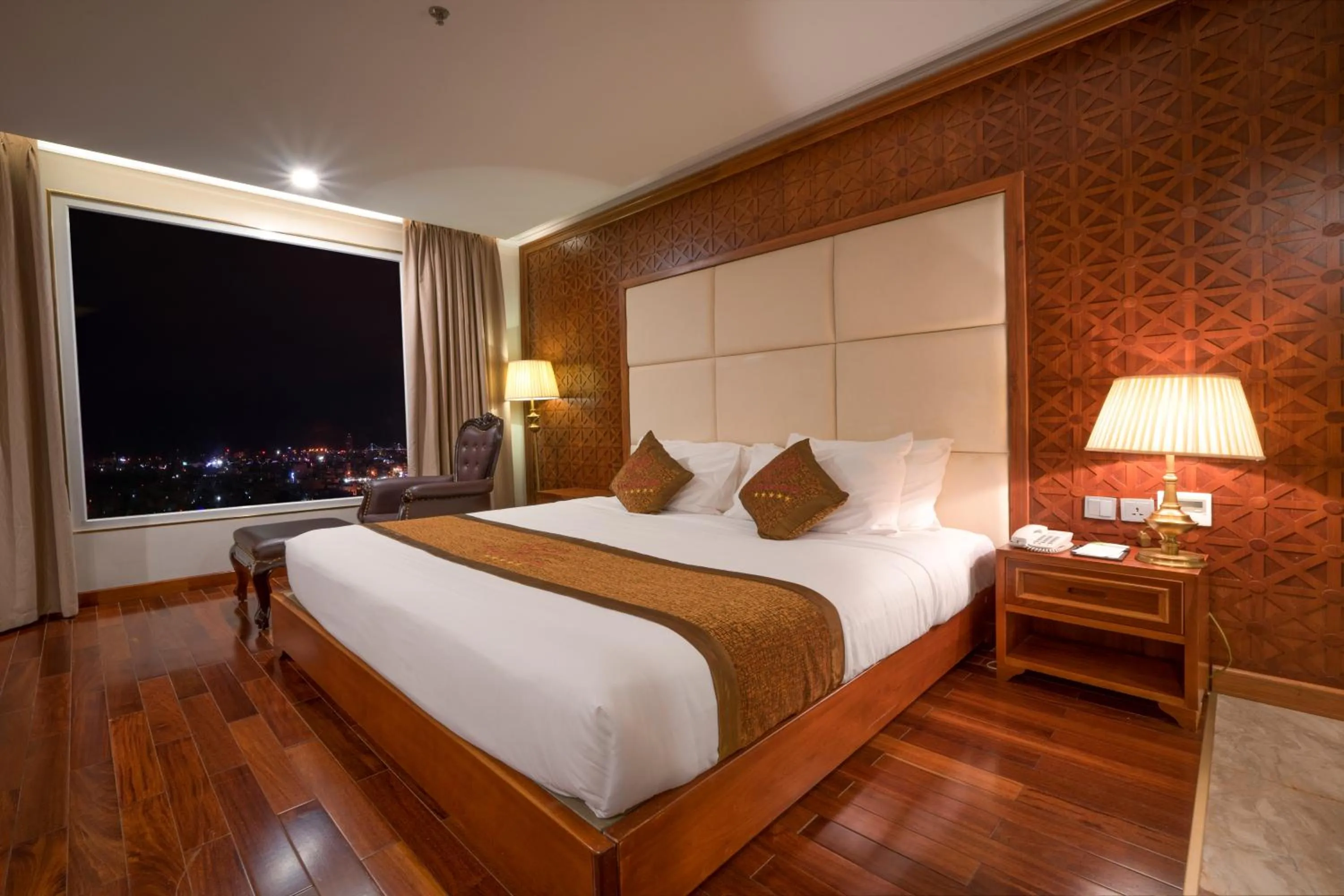 Decorative detail, Bed in Samdi Da Nang Central Hotel