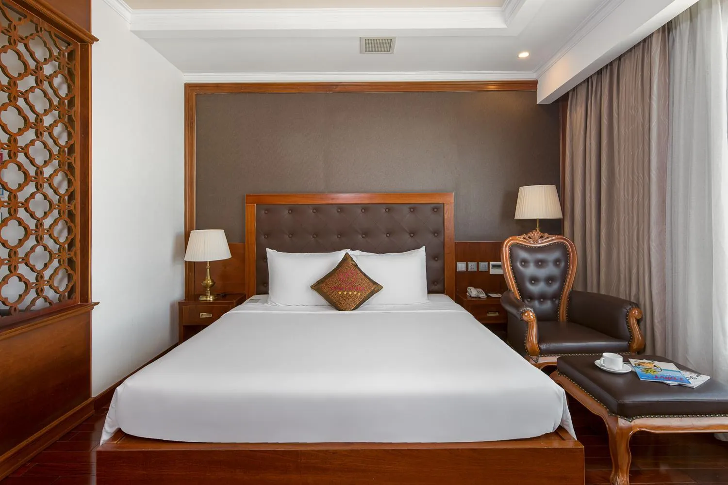 Bed in Samdi Da Nang Central Hotel