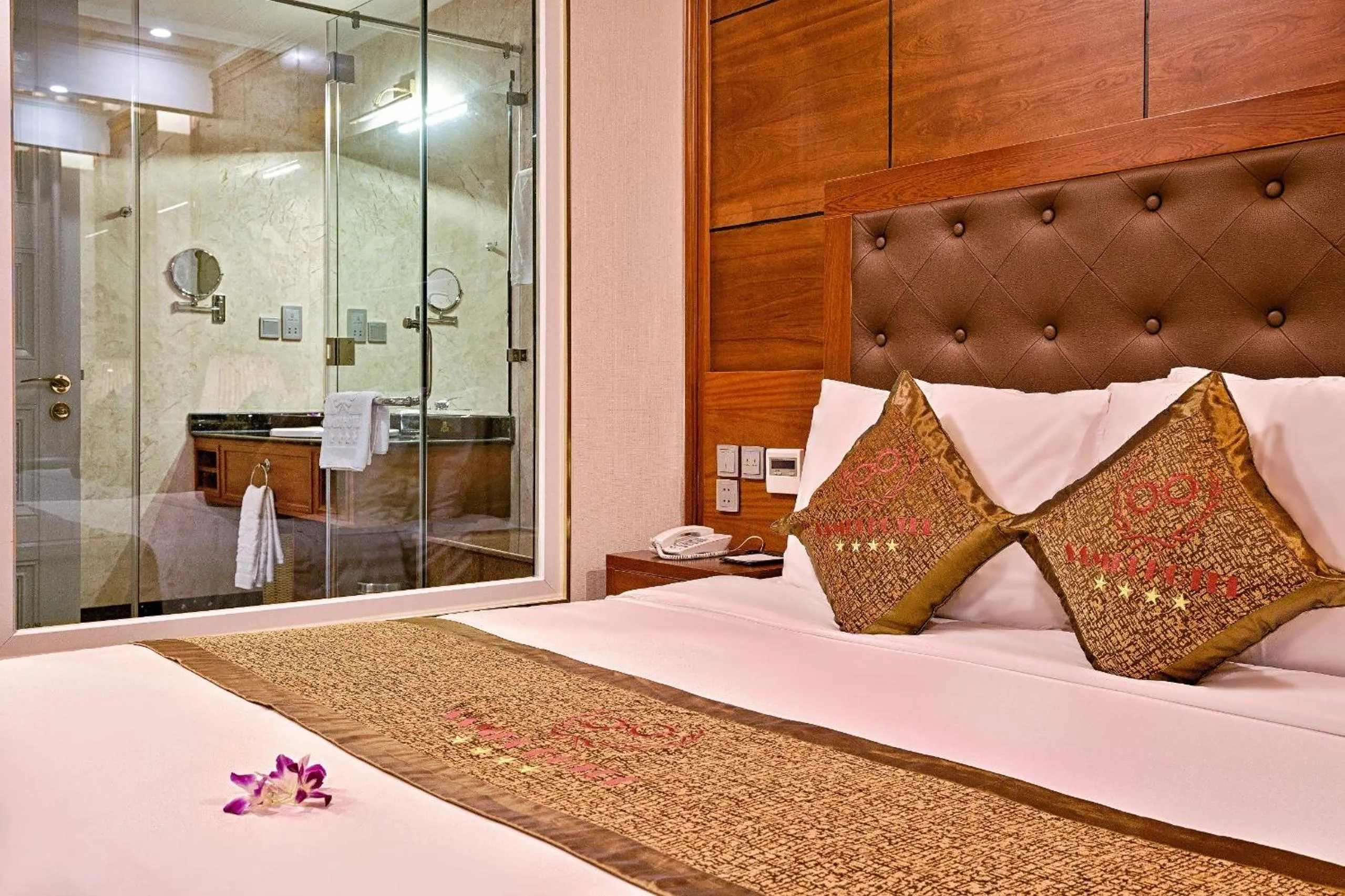 Bed in Samdi Da Nang Central Hotel