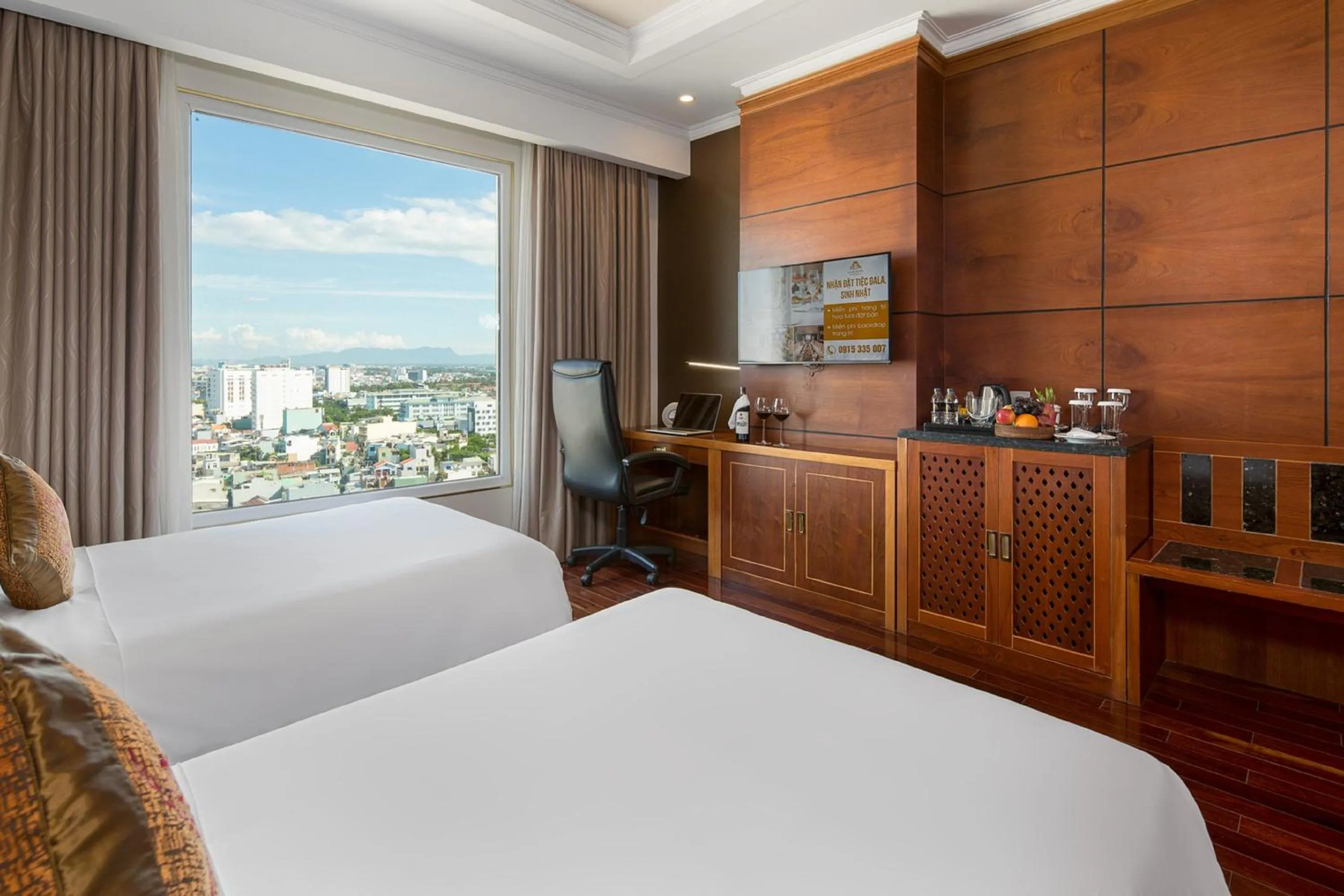 Bed in Samdi Da Nang Central Hotel