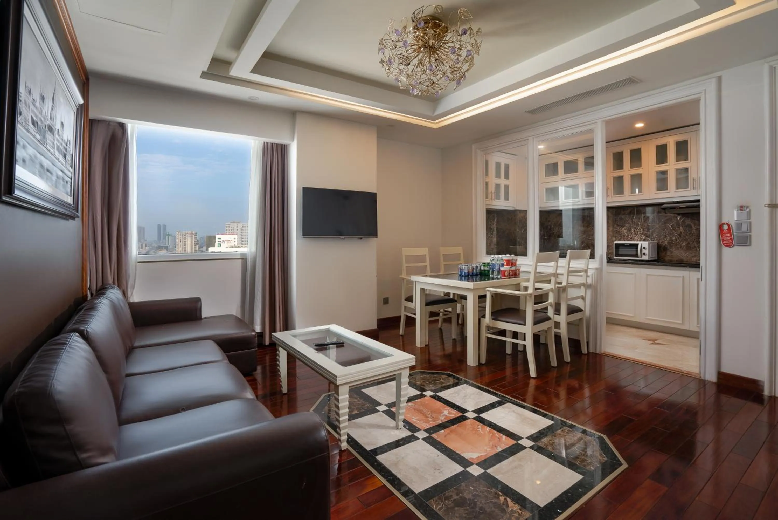 Living room in Samdi Da Nang Central Hotel