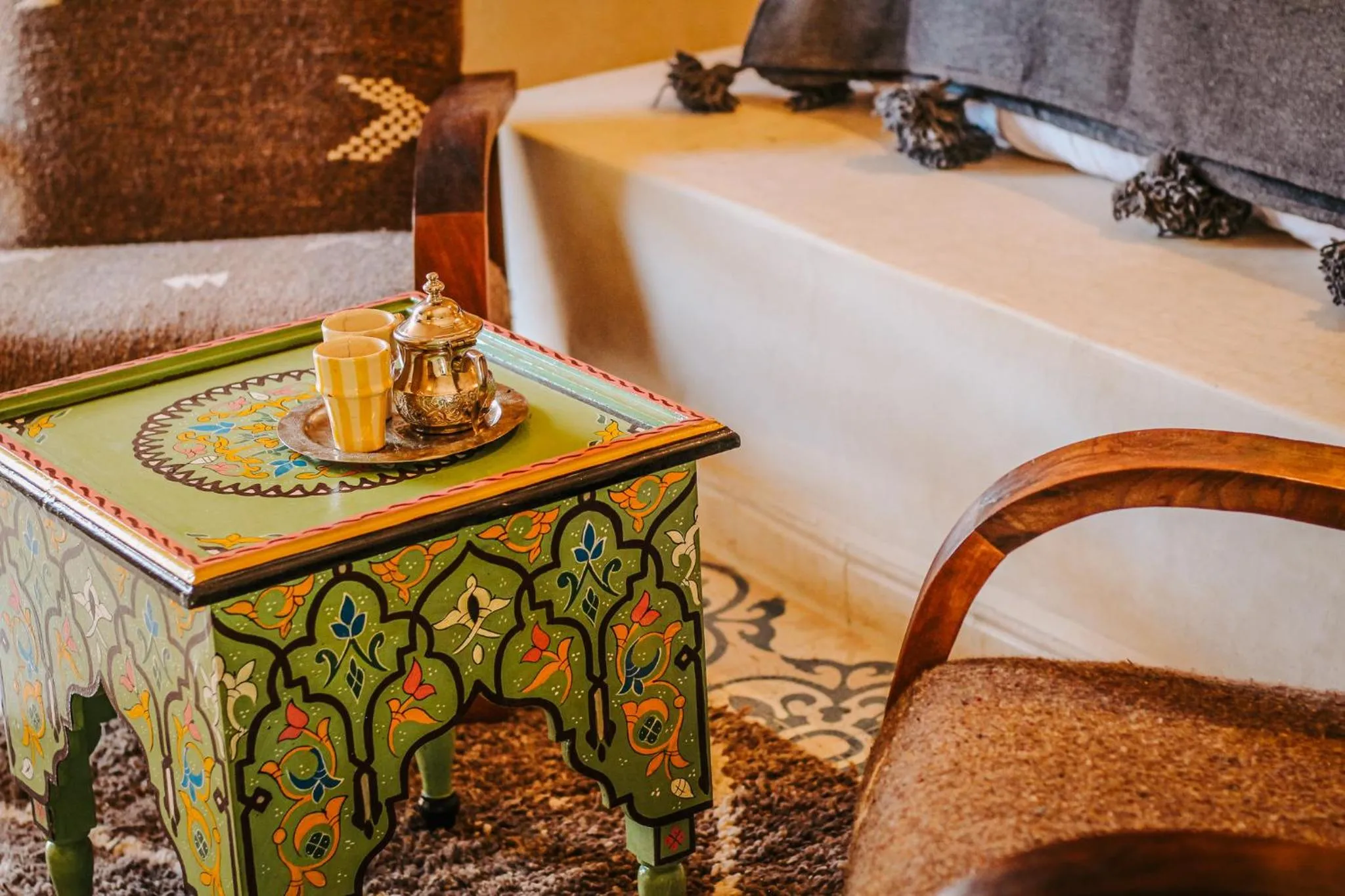 Decorative detail in Hotel & Spa La Ferme El Dar