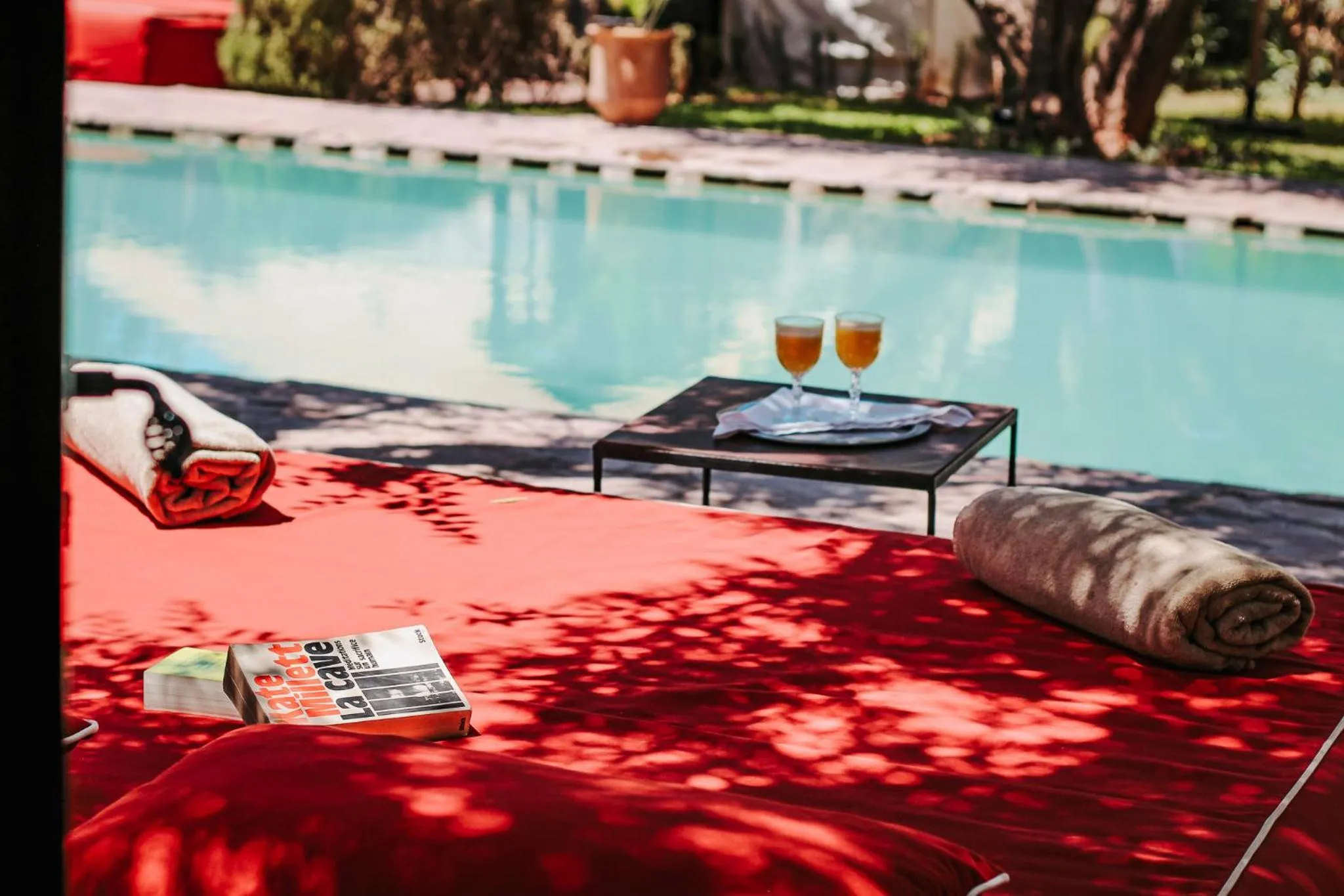 Swimming pool in Hotel & Spa La Ferme El Dar