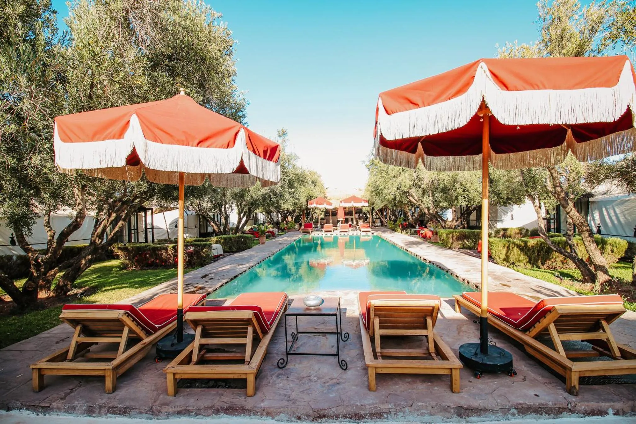 Swimming pool in Hotel & Spa La Ferme El Dar