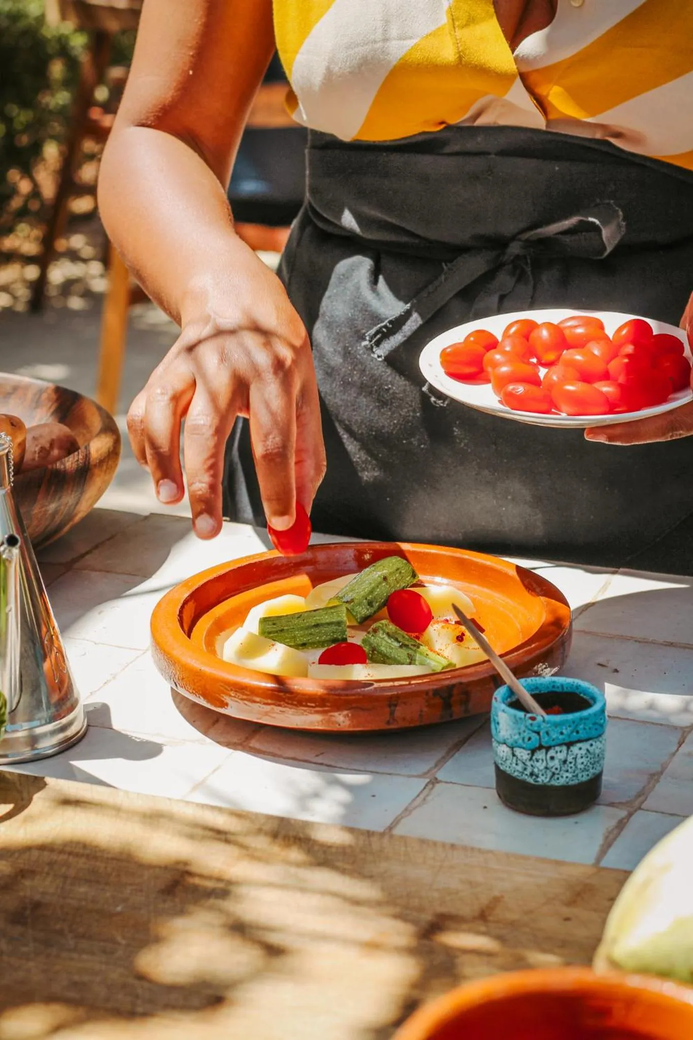 kitchen in Hotel & Spa La Ferme El Dar