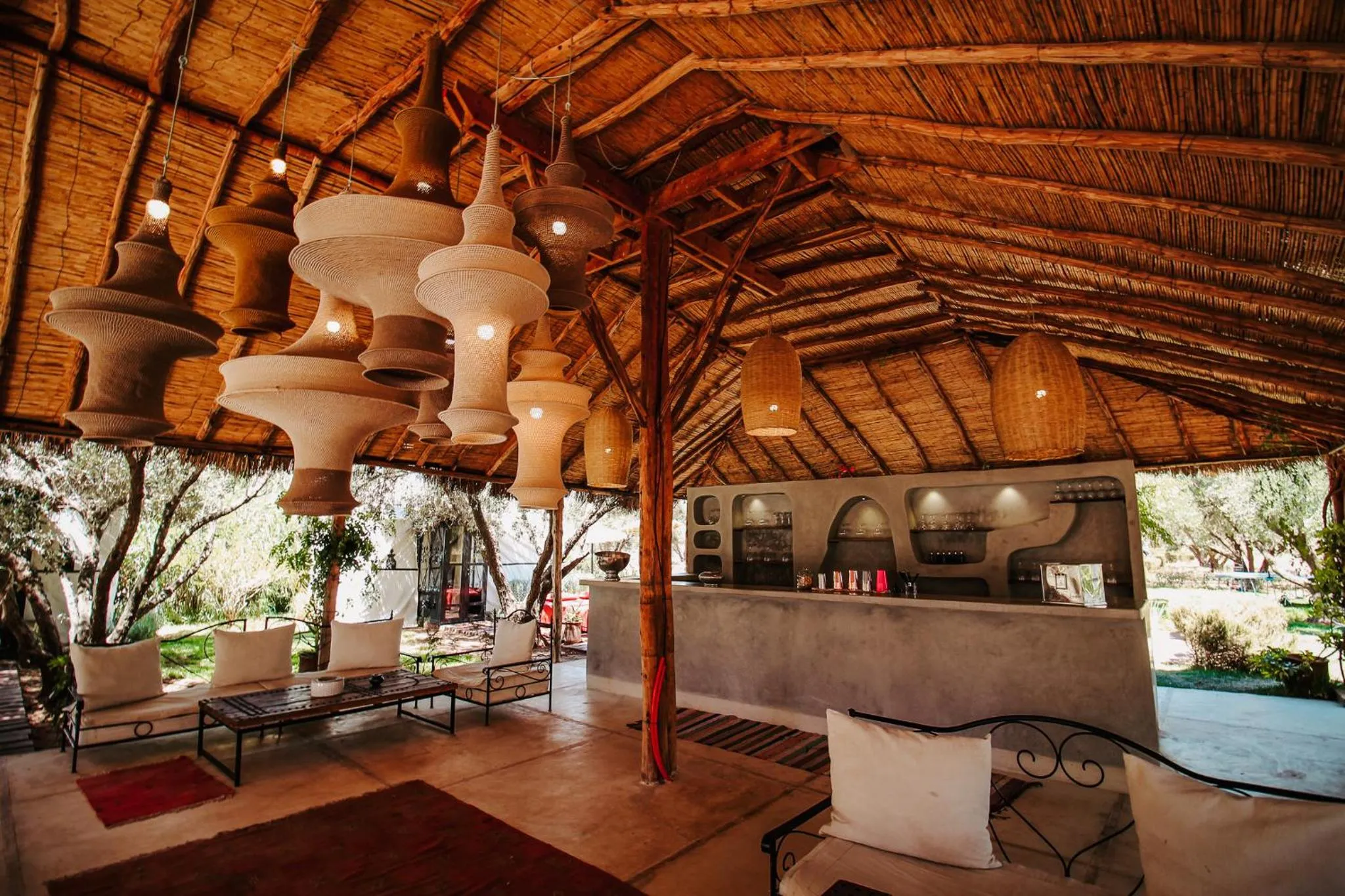 Lounge or bar in Hotel & Spa La Ferme El Dar