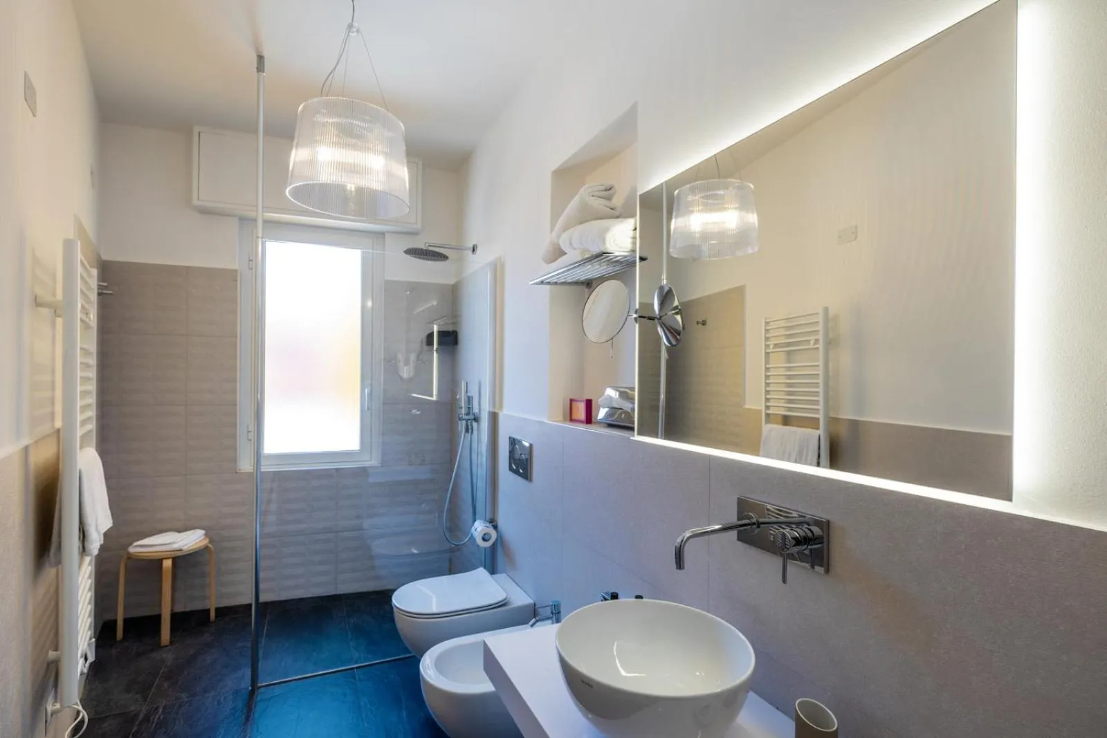 Bathroom in Hotel Albatros Varigotti