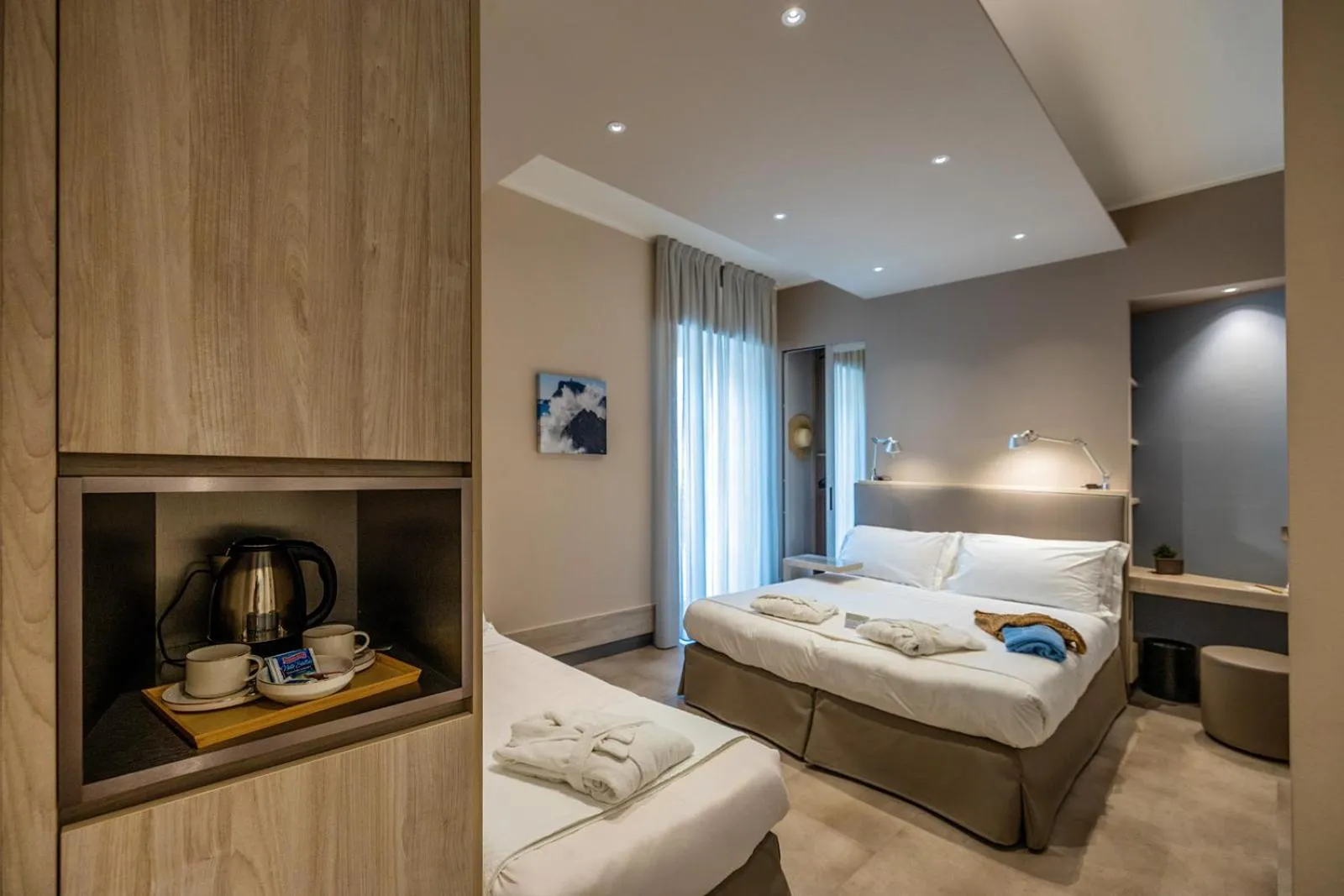 Bedroom, Bed in Hotel Albatros Varigotti