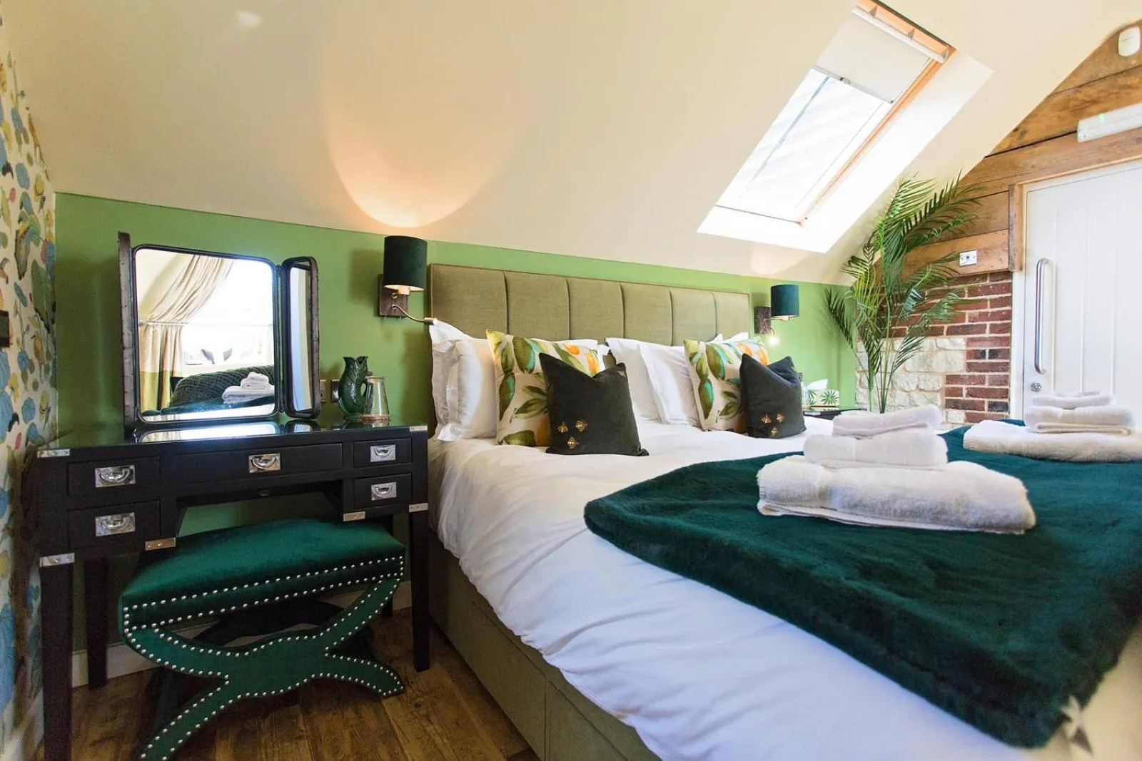 Bed in No33 THORNHAM BOUTIQUE SUITES