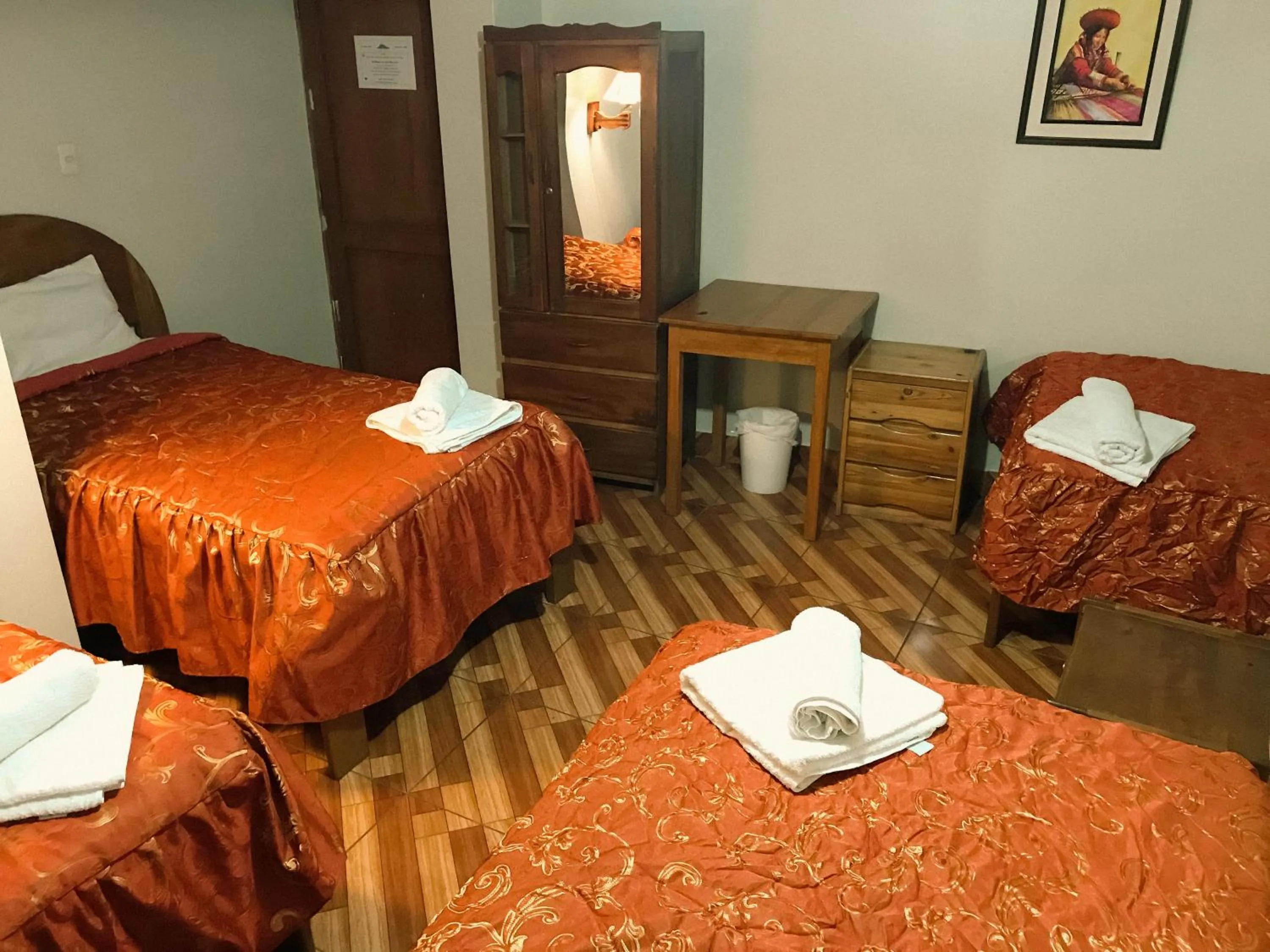 Bed in Nafis Casona Apu Linli Pisac