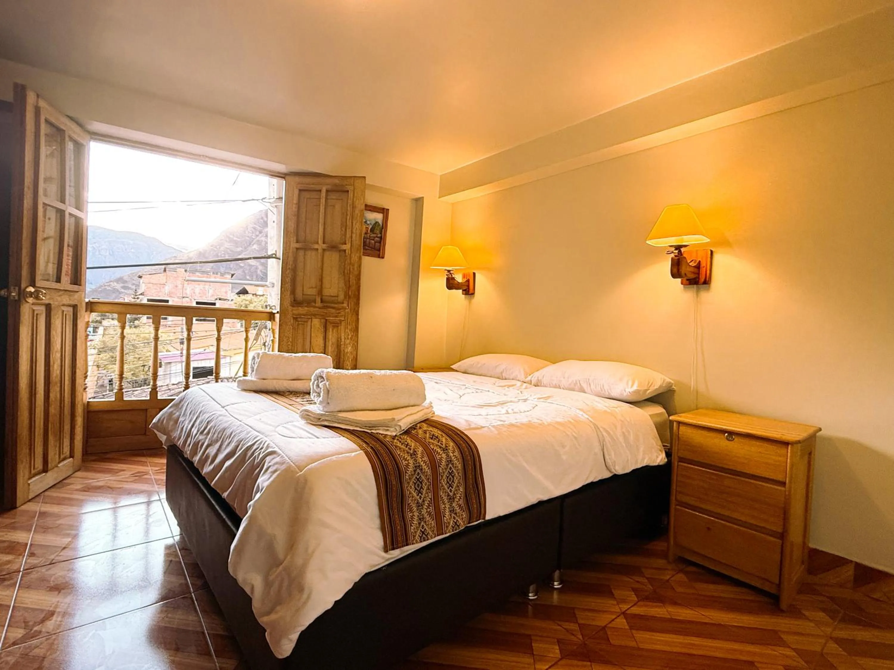 Bed in Nafis Casona Apu Linli Pisac