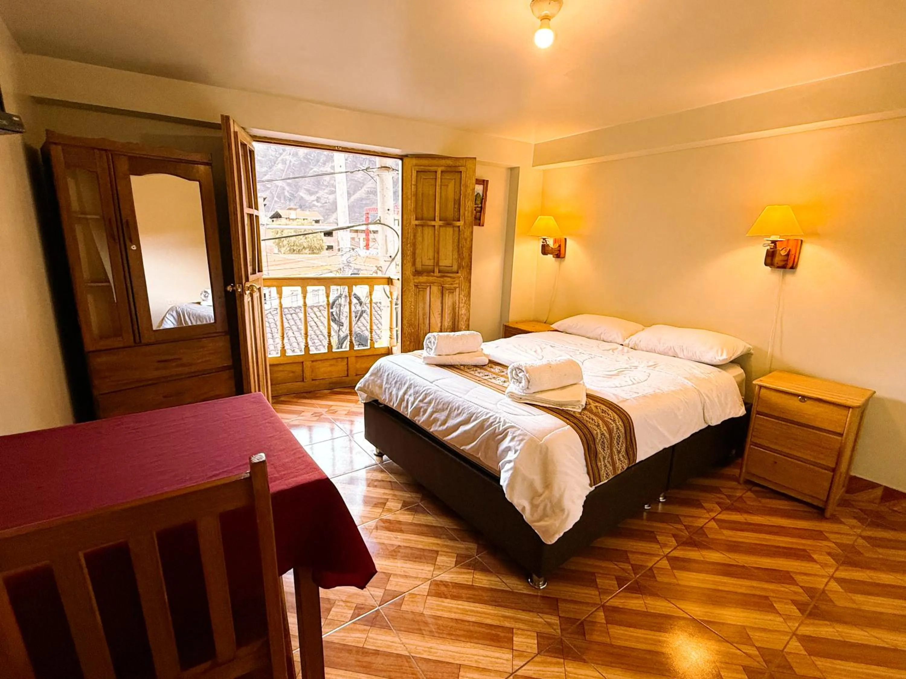 Bed in Nafis Casona Apu Linli Pisac