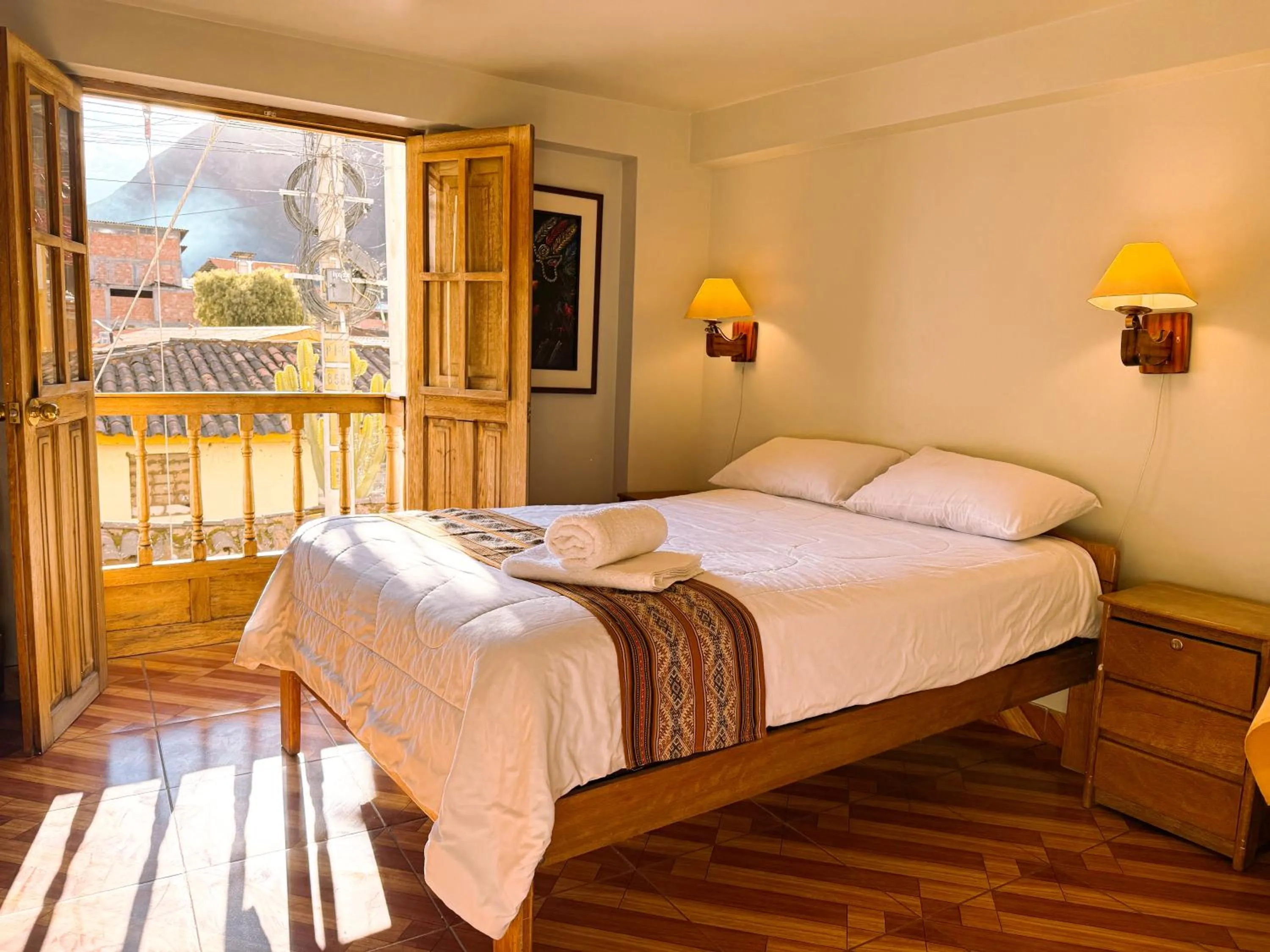 Bed in Nafis Casona Apu Linli Pisac