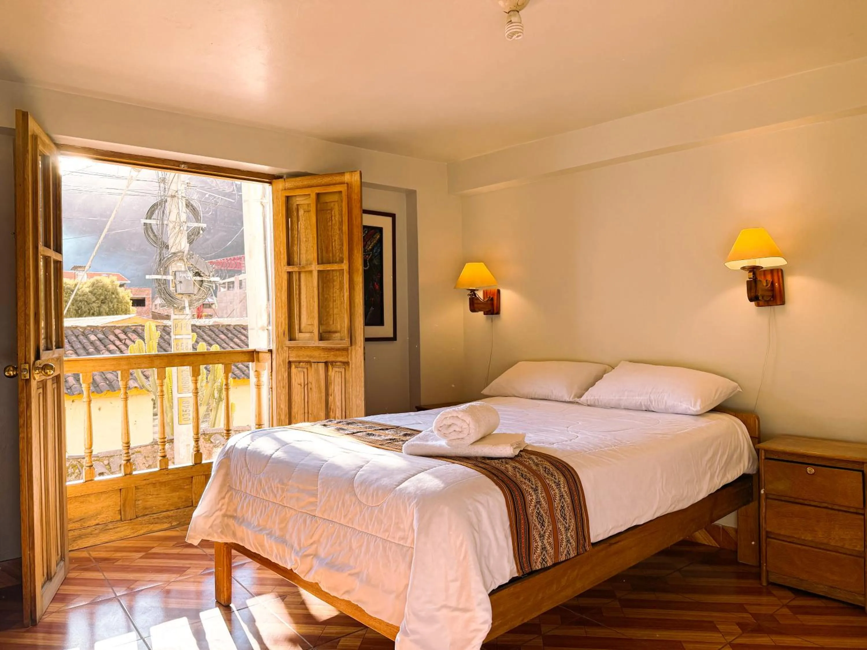 Bed in Nafis Casona Apu Linli Pisac