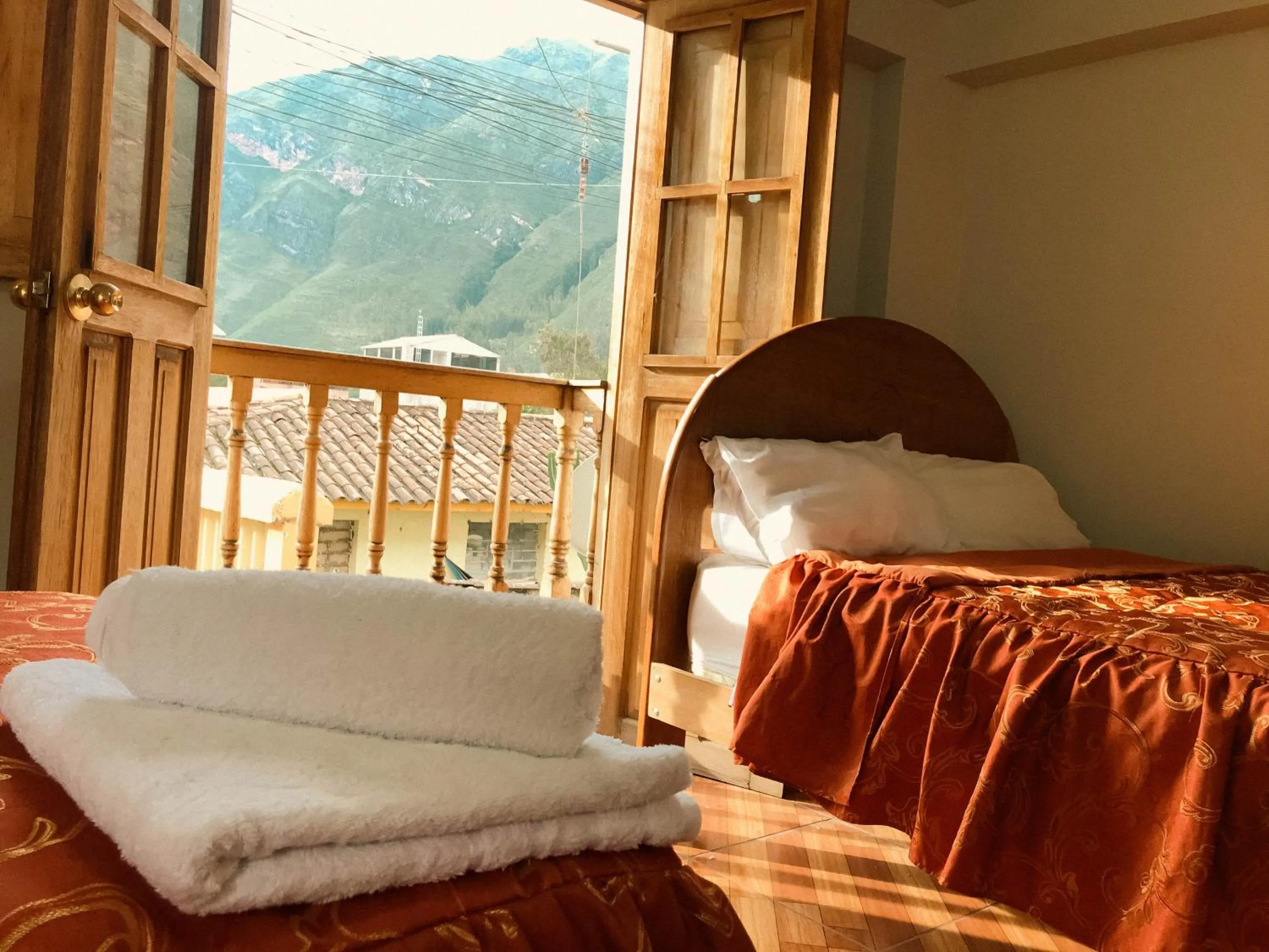 Bed in Nafis Casona Apu Linli Pisac