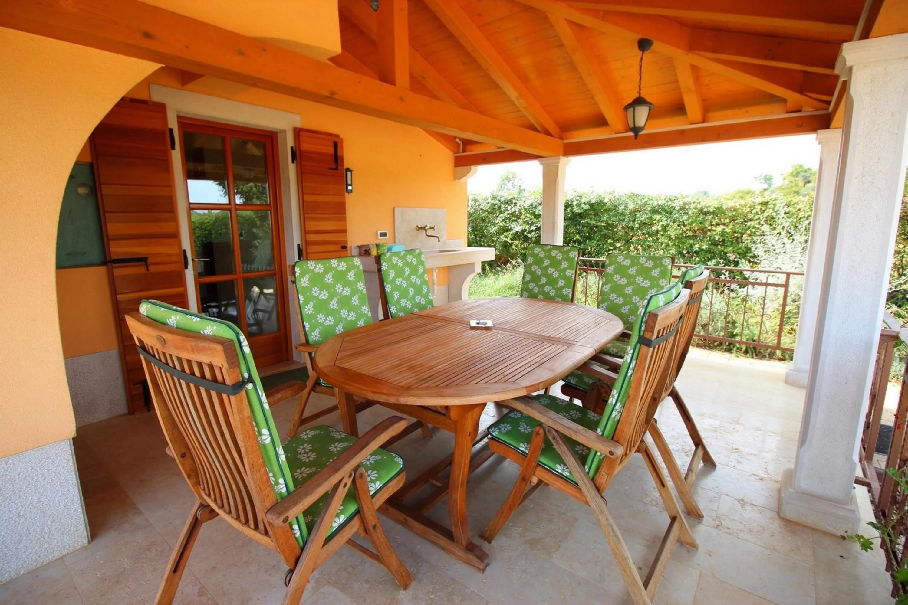 Balcony/Terrace in Holiday Home Valmoneda