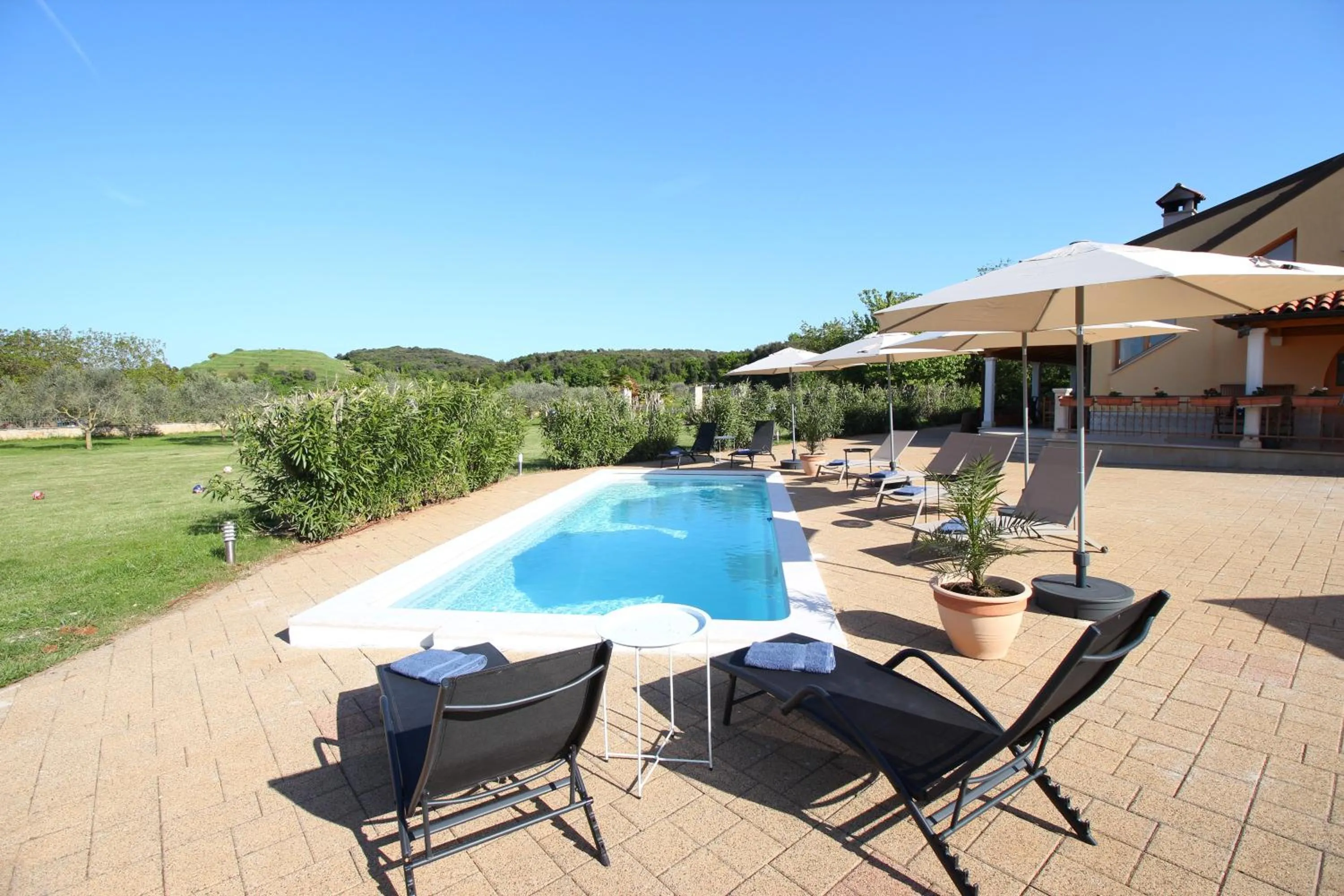 Pool view in Holiday Home Valmoneda