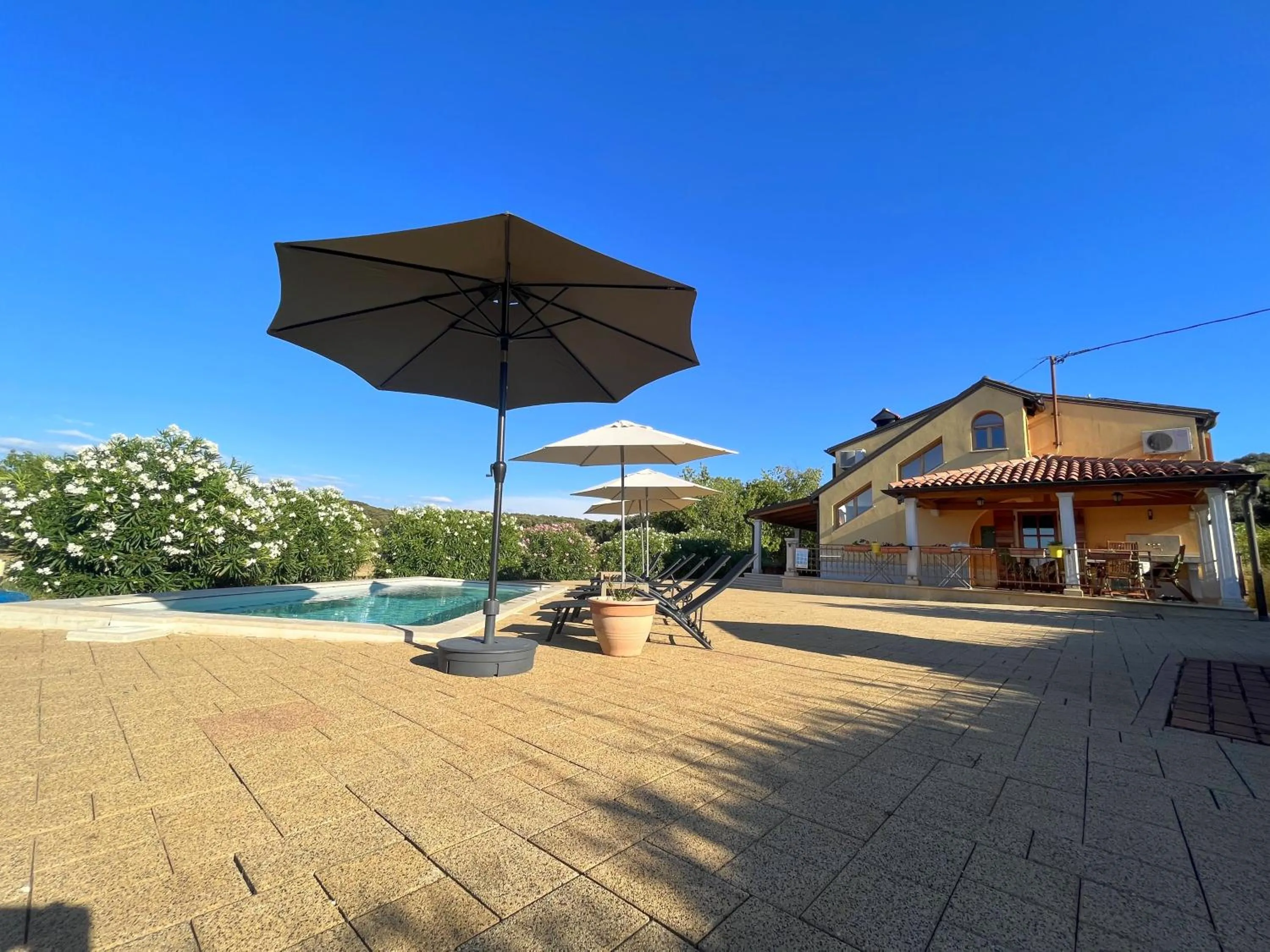 Pool view in Holiday Home Valmoneda