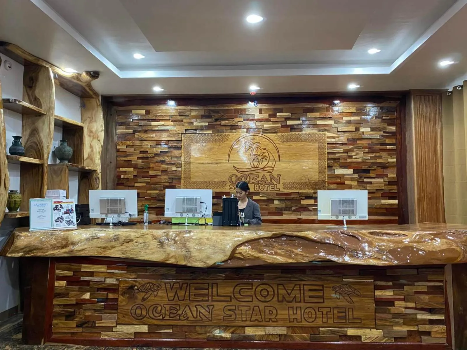 Lobby or reception in Ocean Star Hotel Coron