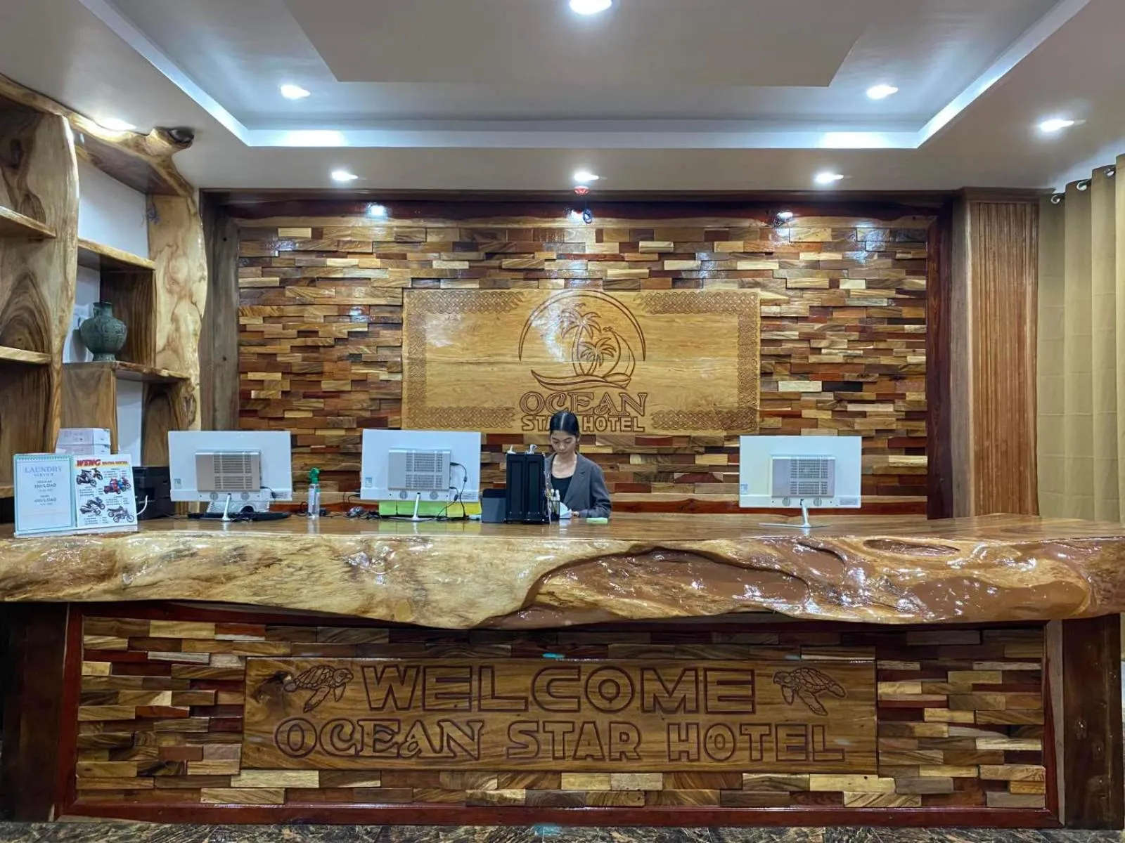 Lobby or reception in Ocean Star Hotel Coron