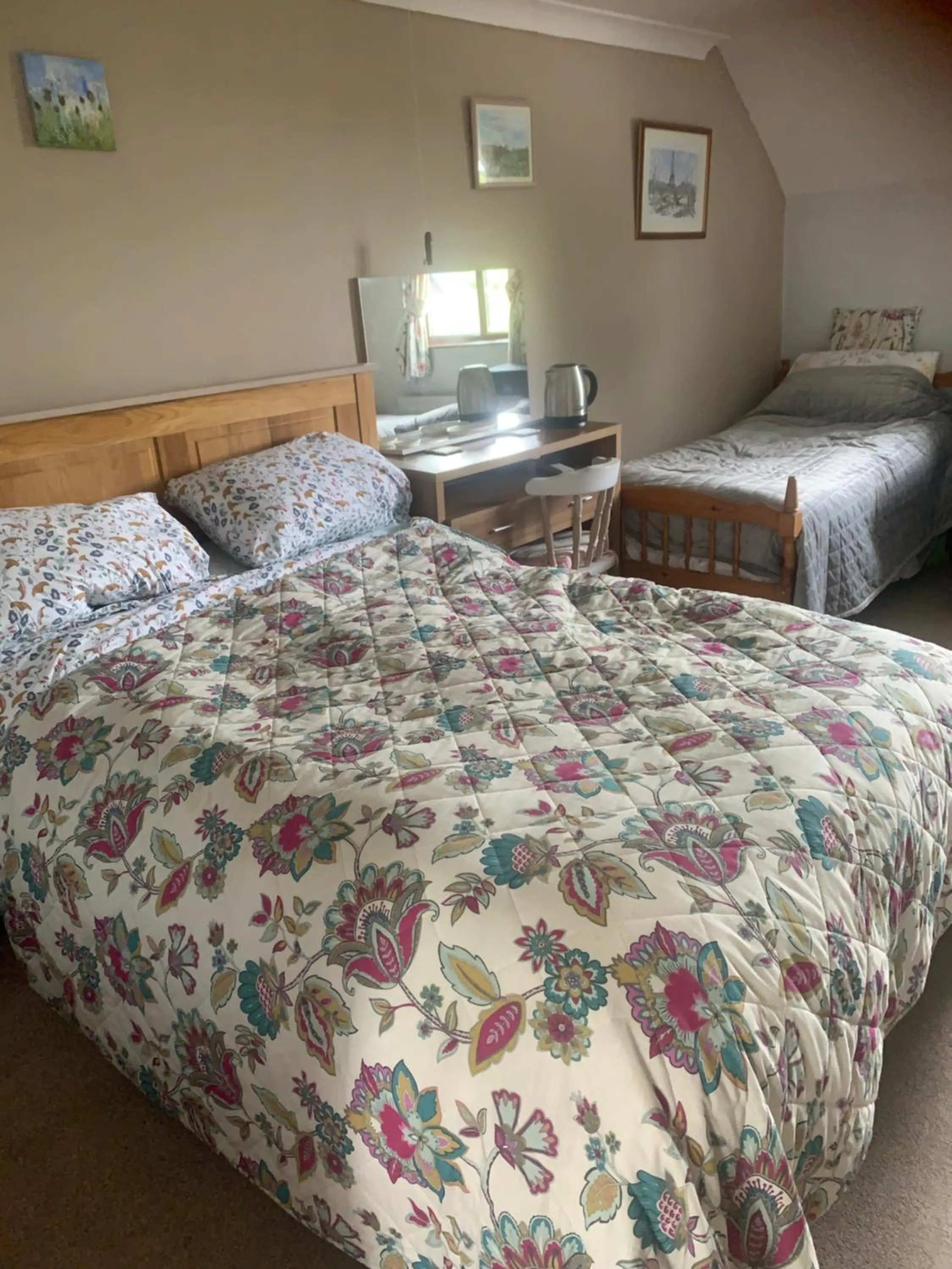 Bed in Heathergate Cottage Dartmoor BnB