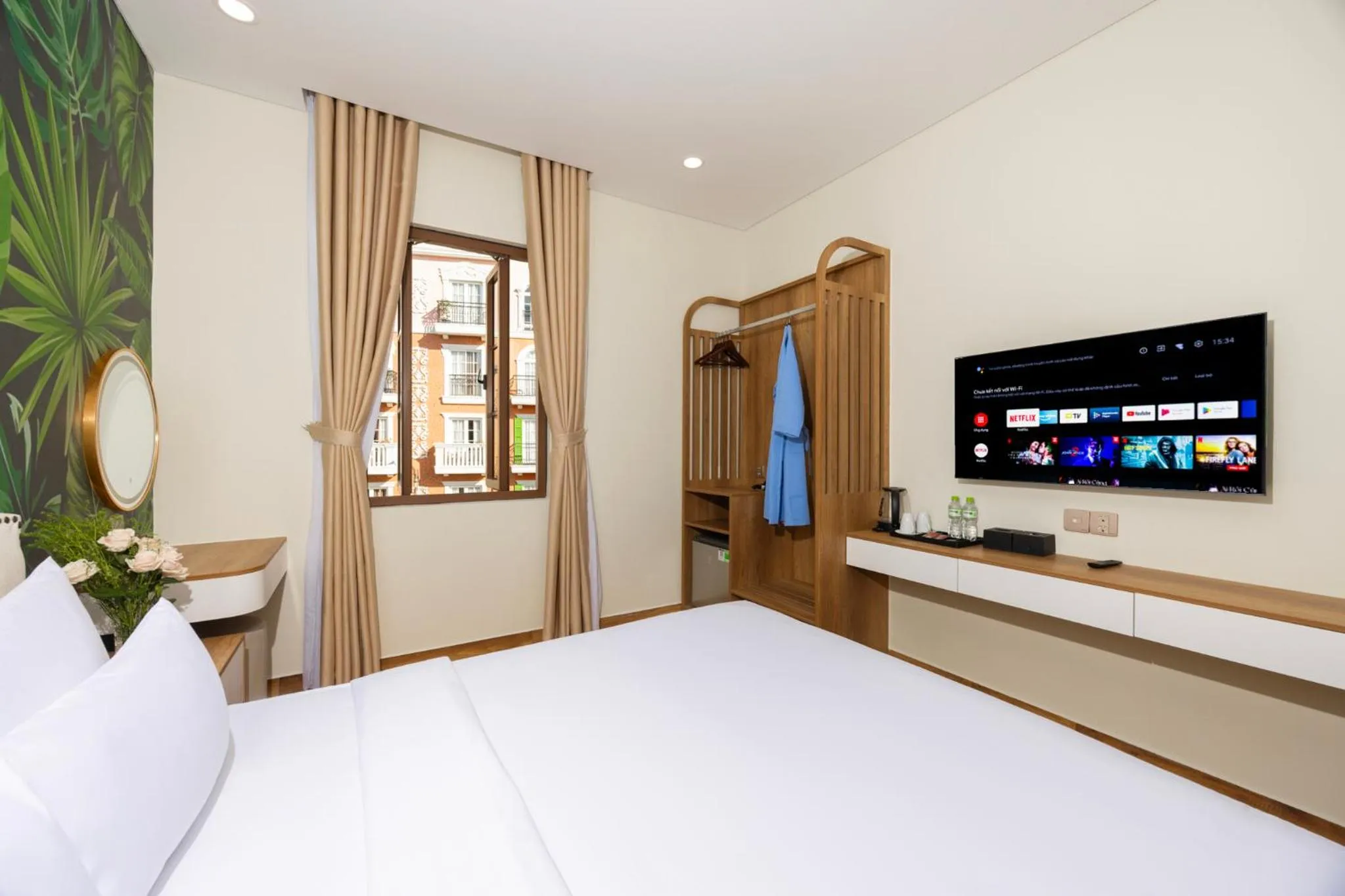 Bed in Sarah Hotel Halal Restaurant Phu Quoc