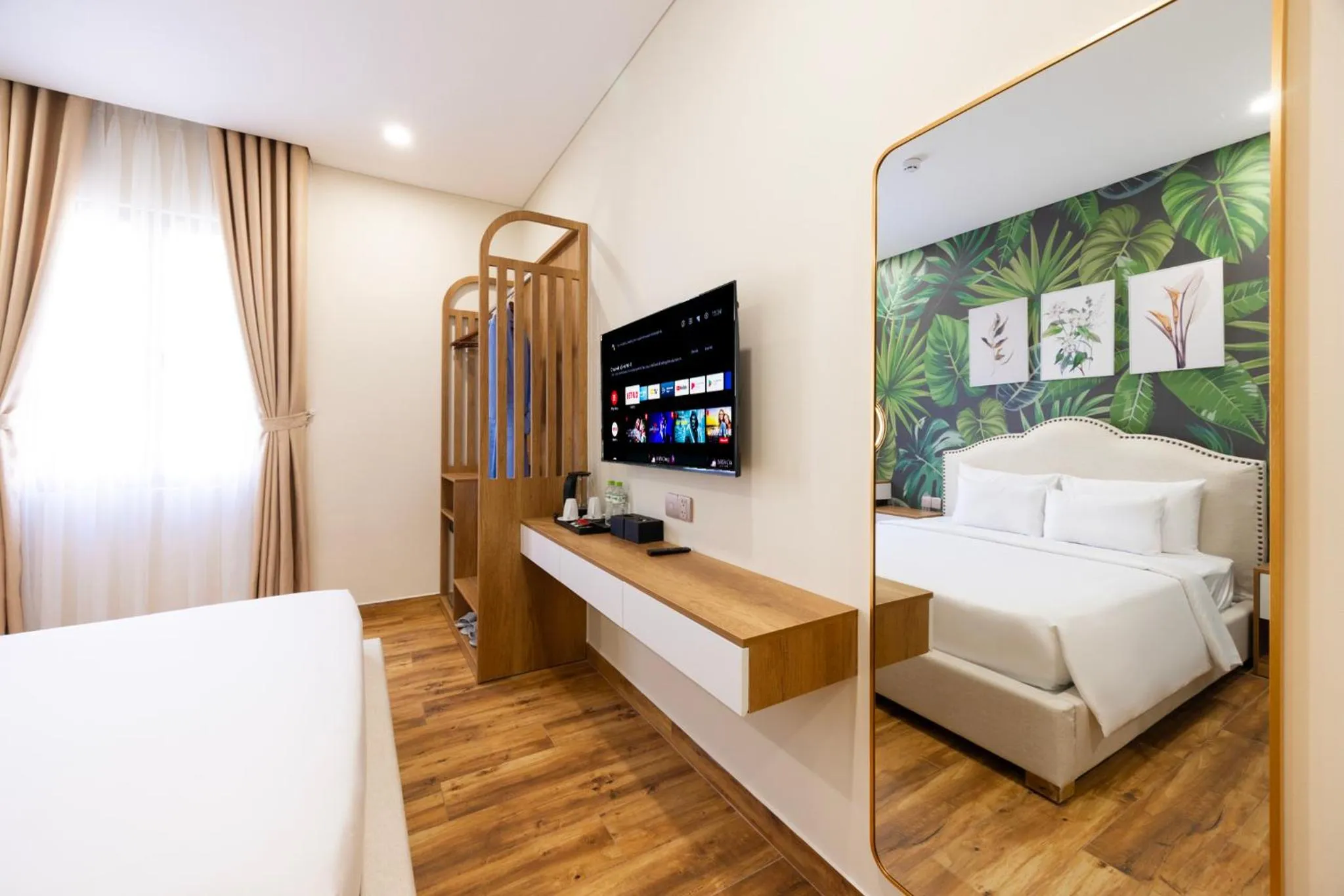 Bed in Sarah Hotel Halal Restaurant Phu Quoc