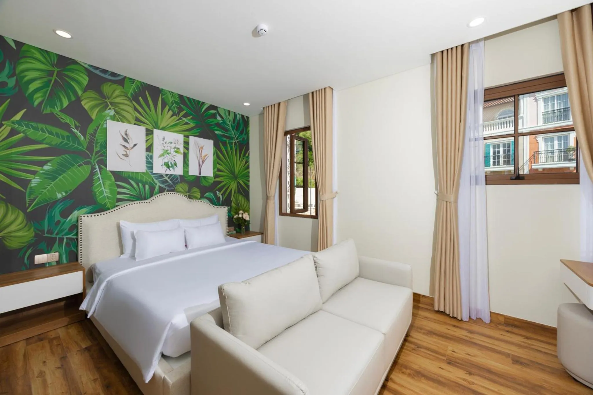 Bed in Sarah Hotel Halal Restaurant Phu Quoc