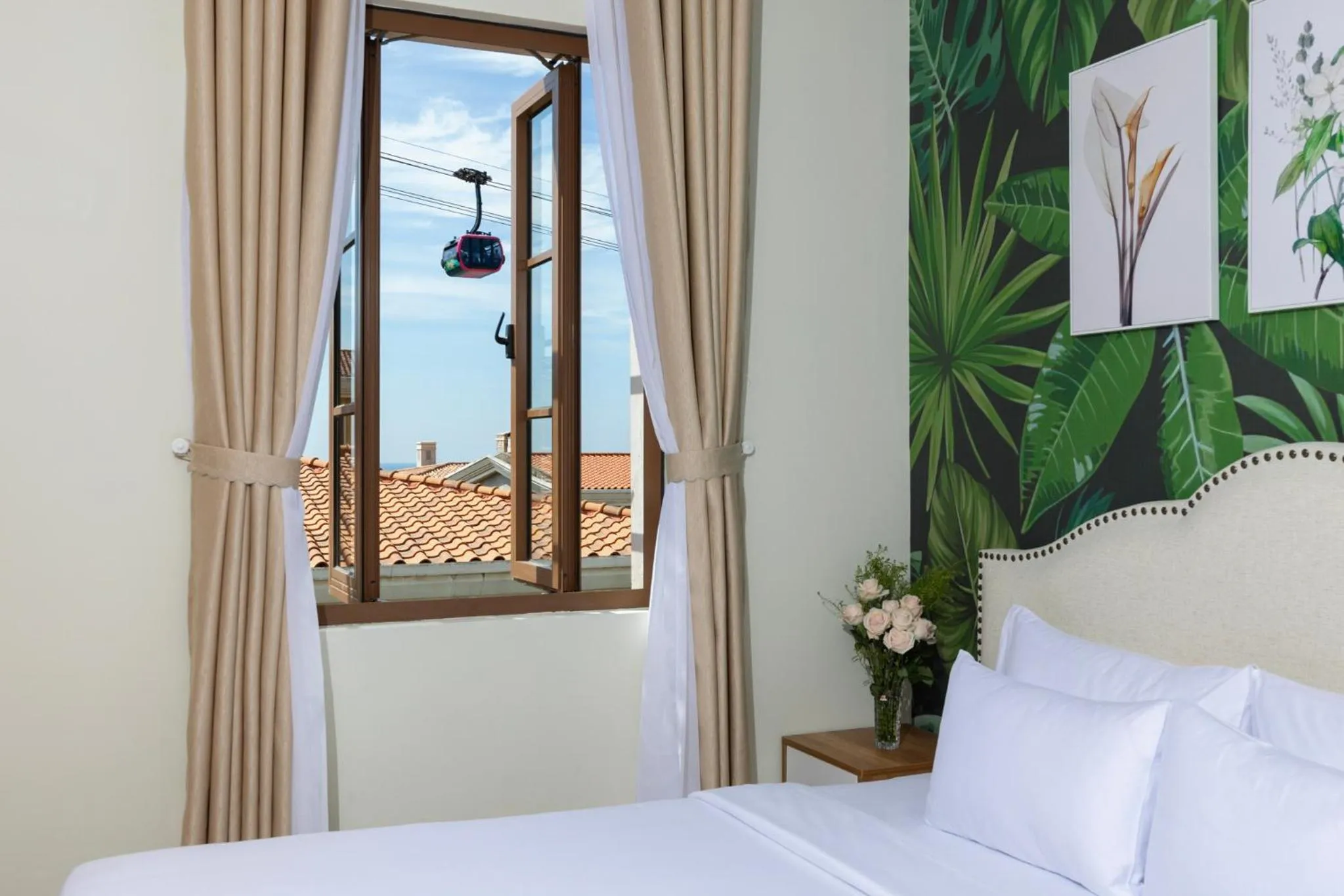 Bed in Sarah Hotel Halal Restaurant Phu Quoc