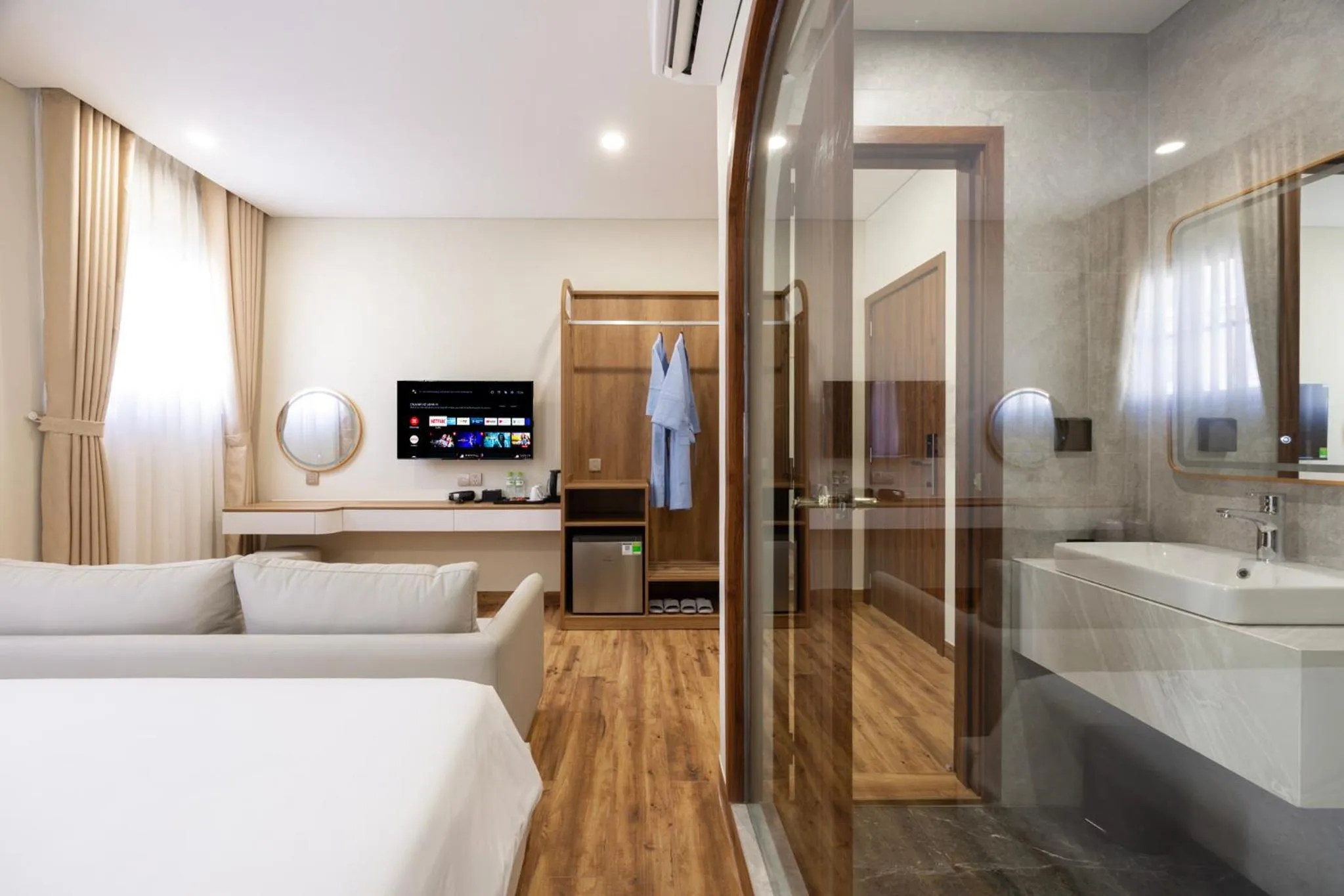 Bed in Sarah Hotel Halal Restaurant Phu Quoc