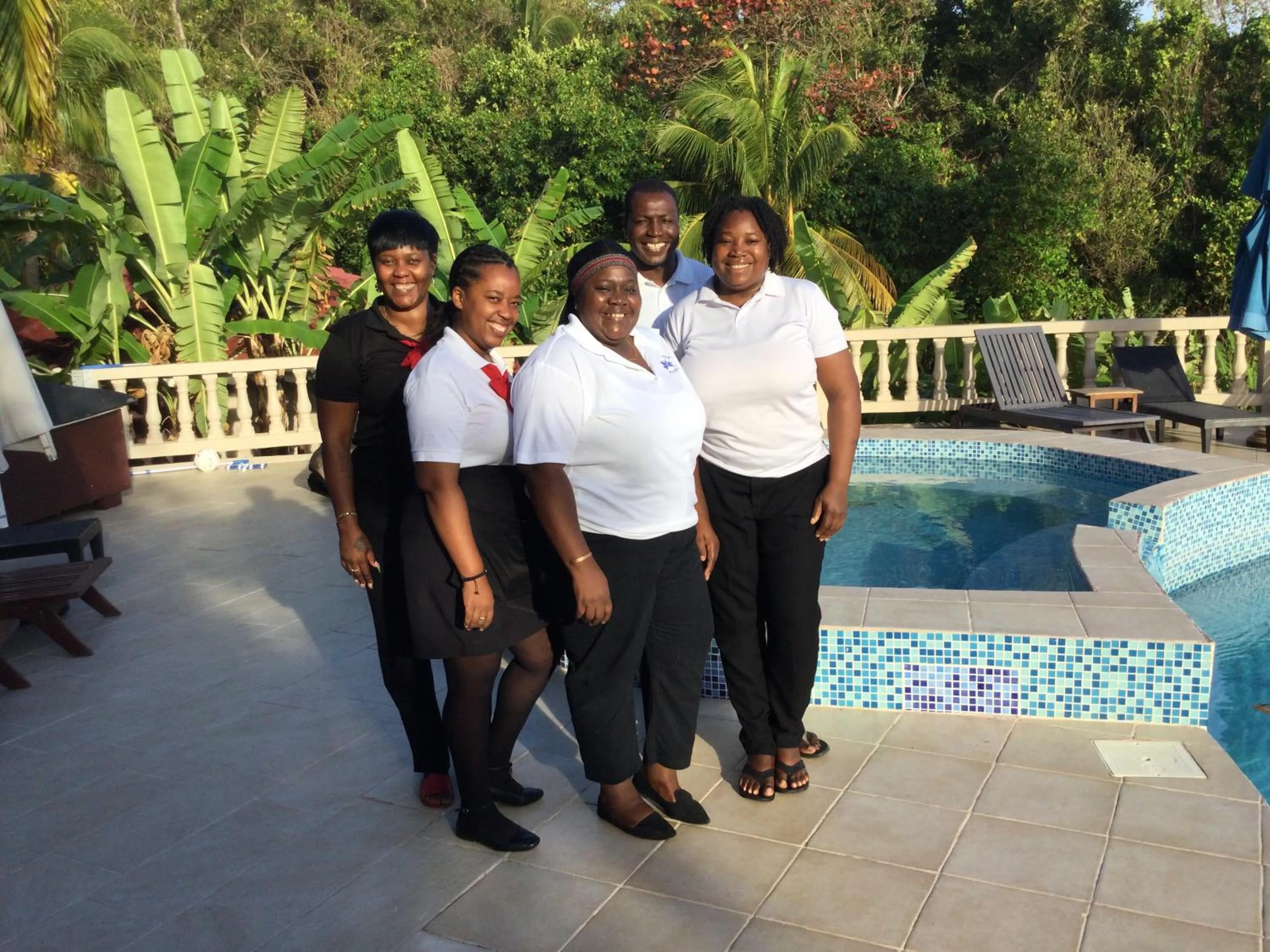 Staff in Petite Anse Hotel