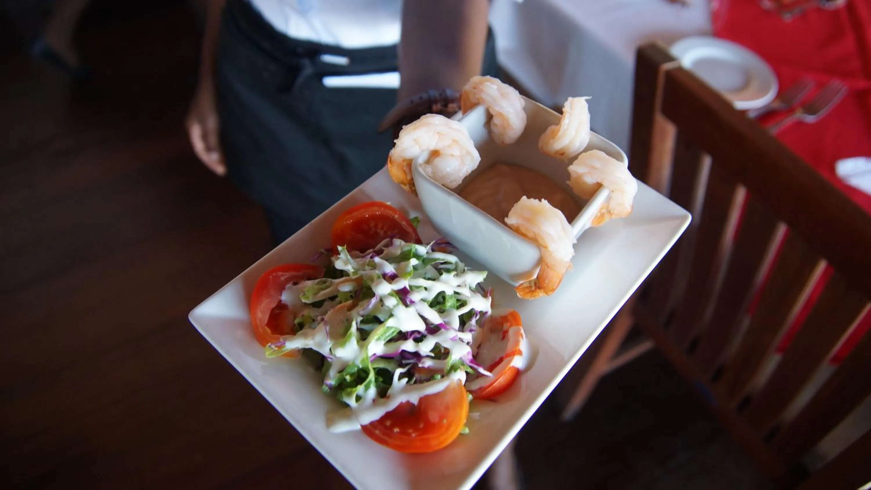 Food in Petite Anse Hotel