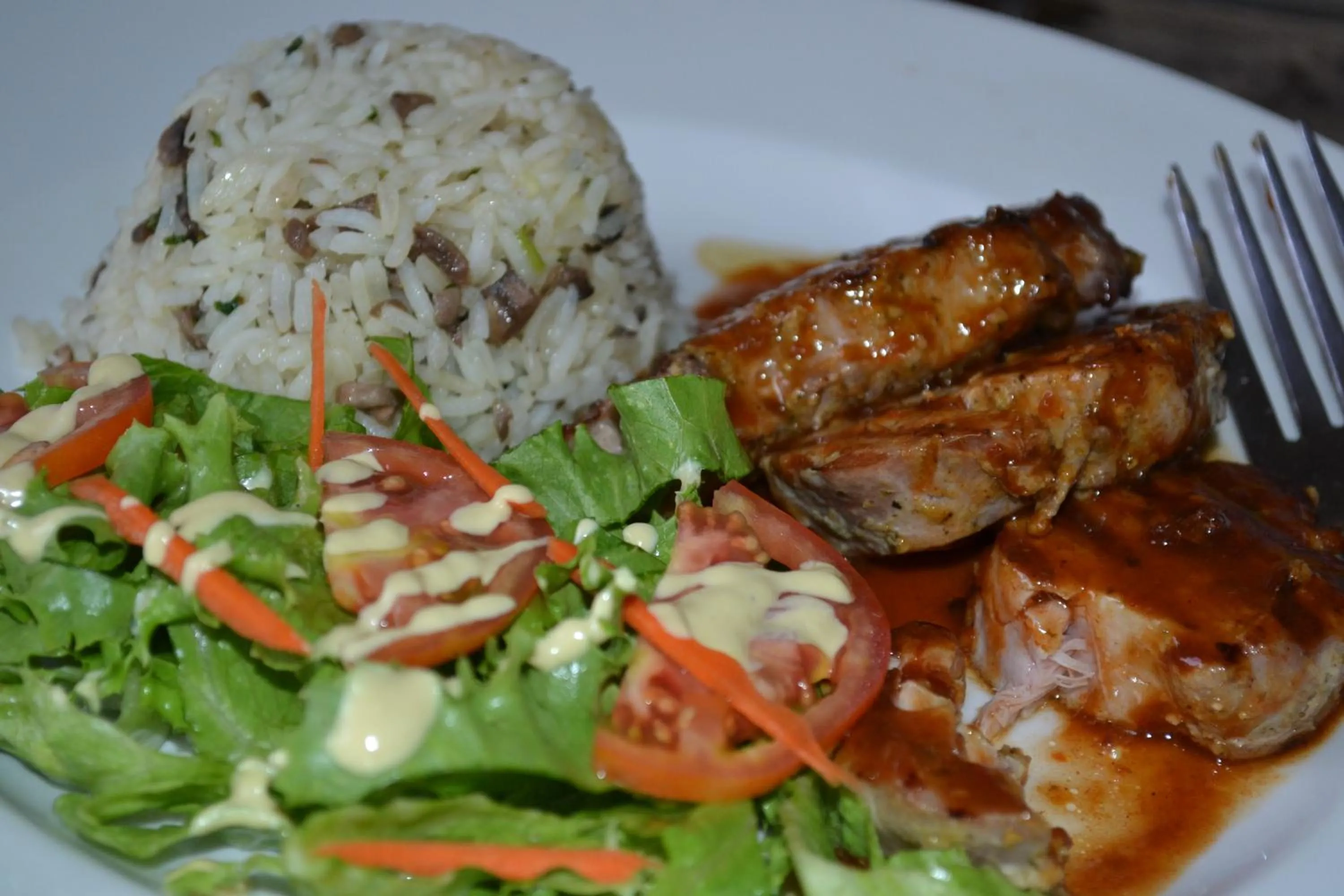 Food in Petite Anse Hotel