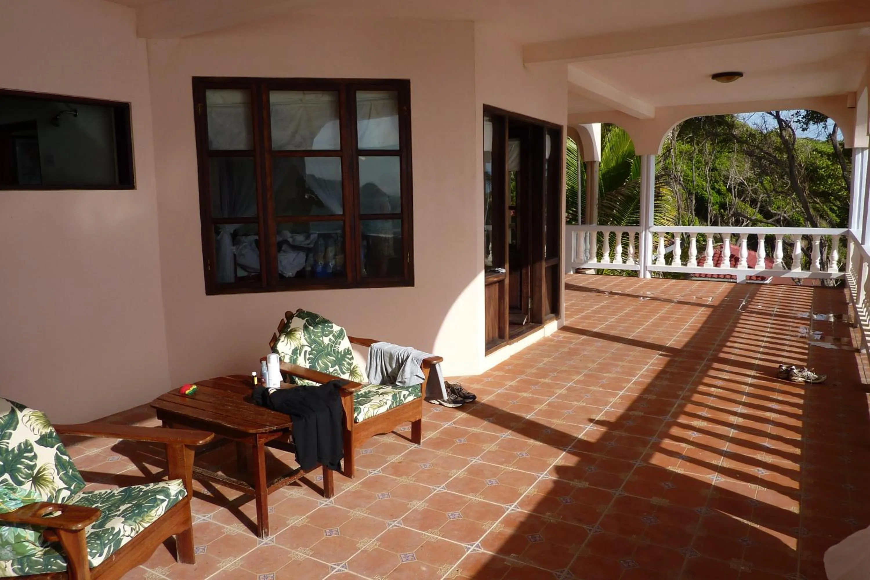Patio in Petite Anse Hotel