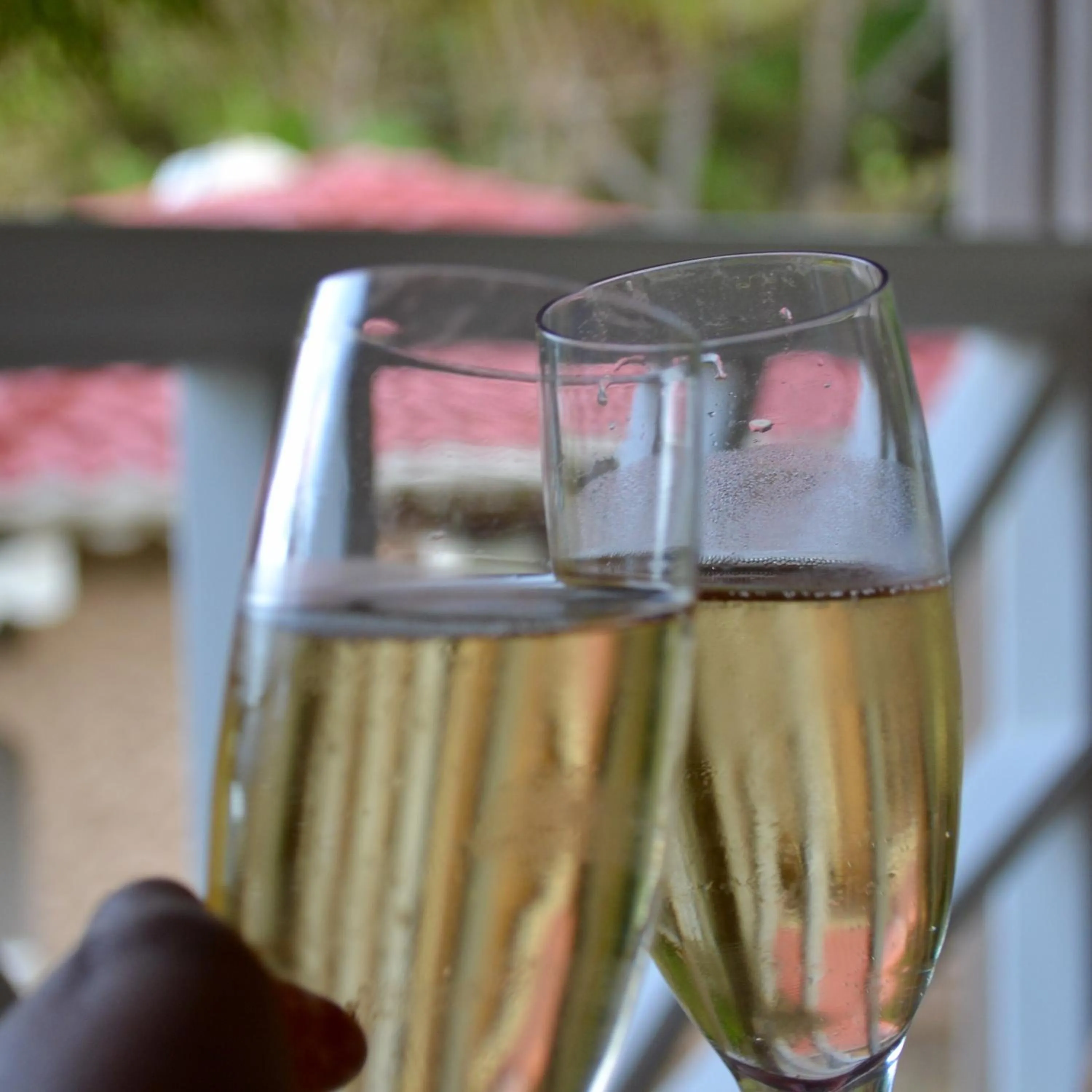 Drinks in Petite Anse Hotel