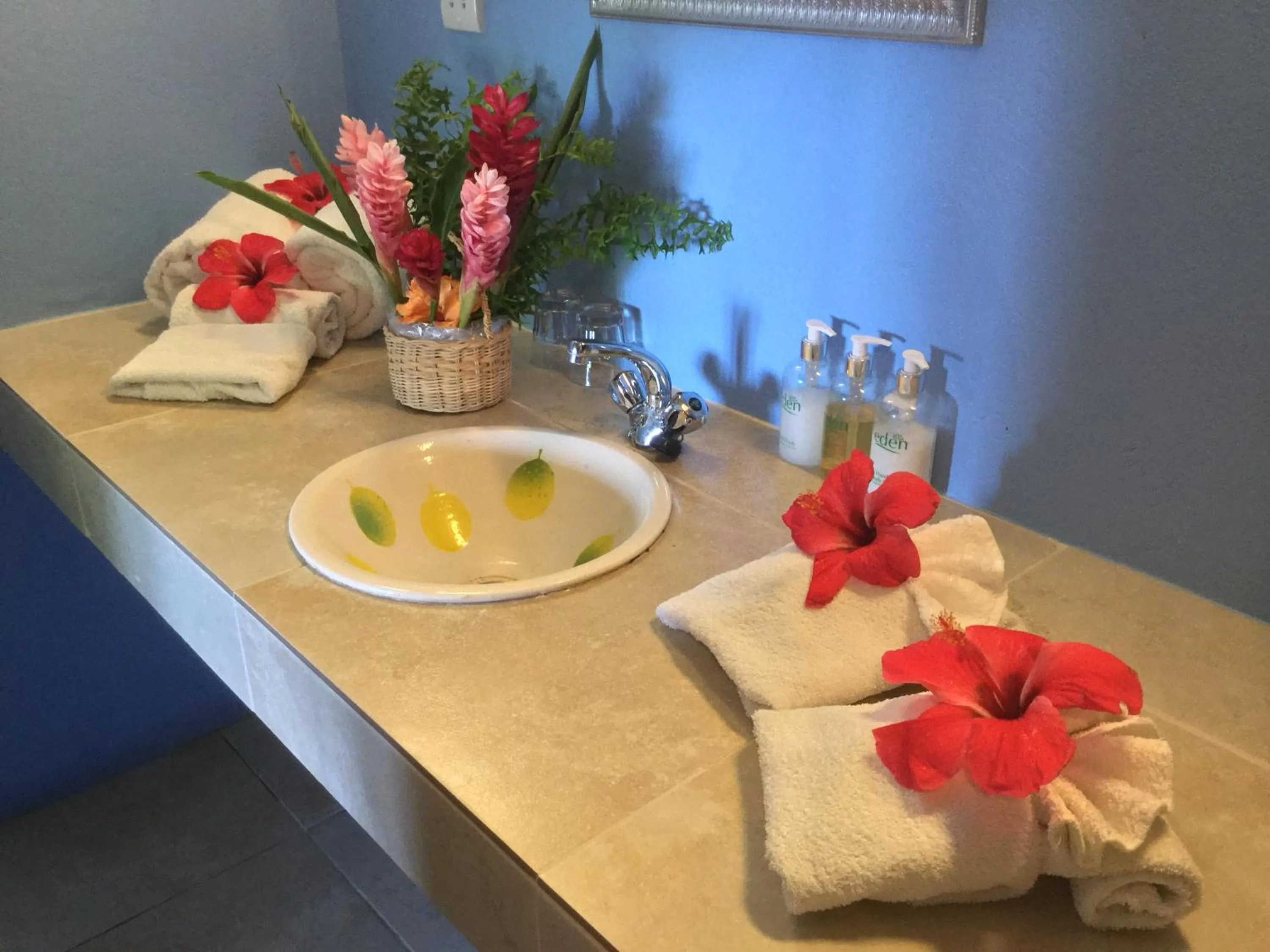 Bathroom in Petite Anse Hotel