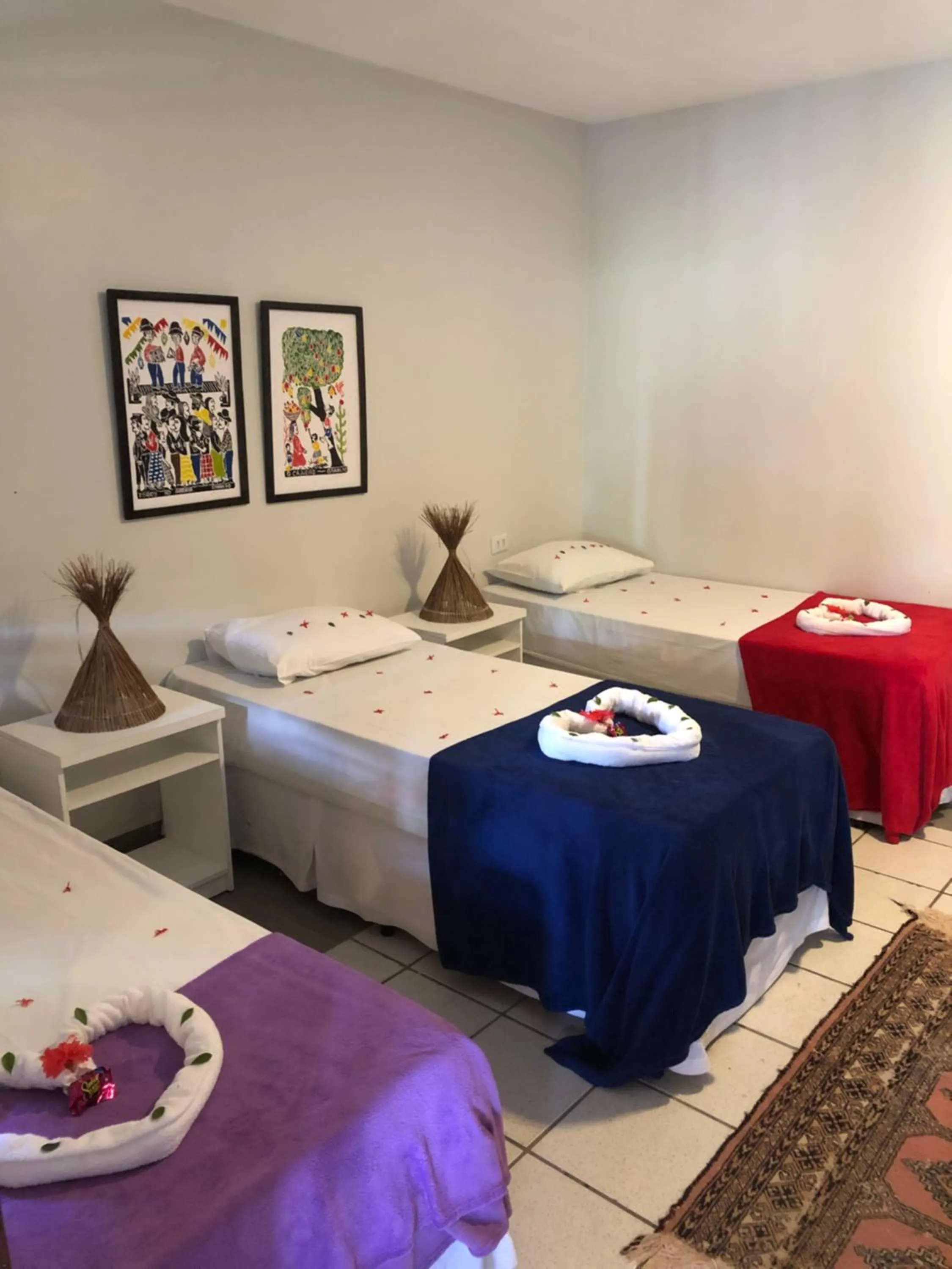 Bed in Pousada das Oliveiras