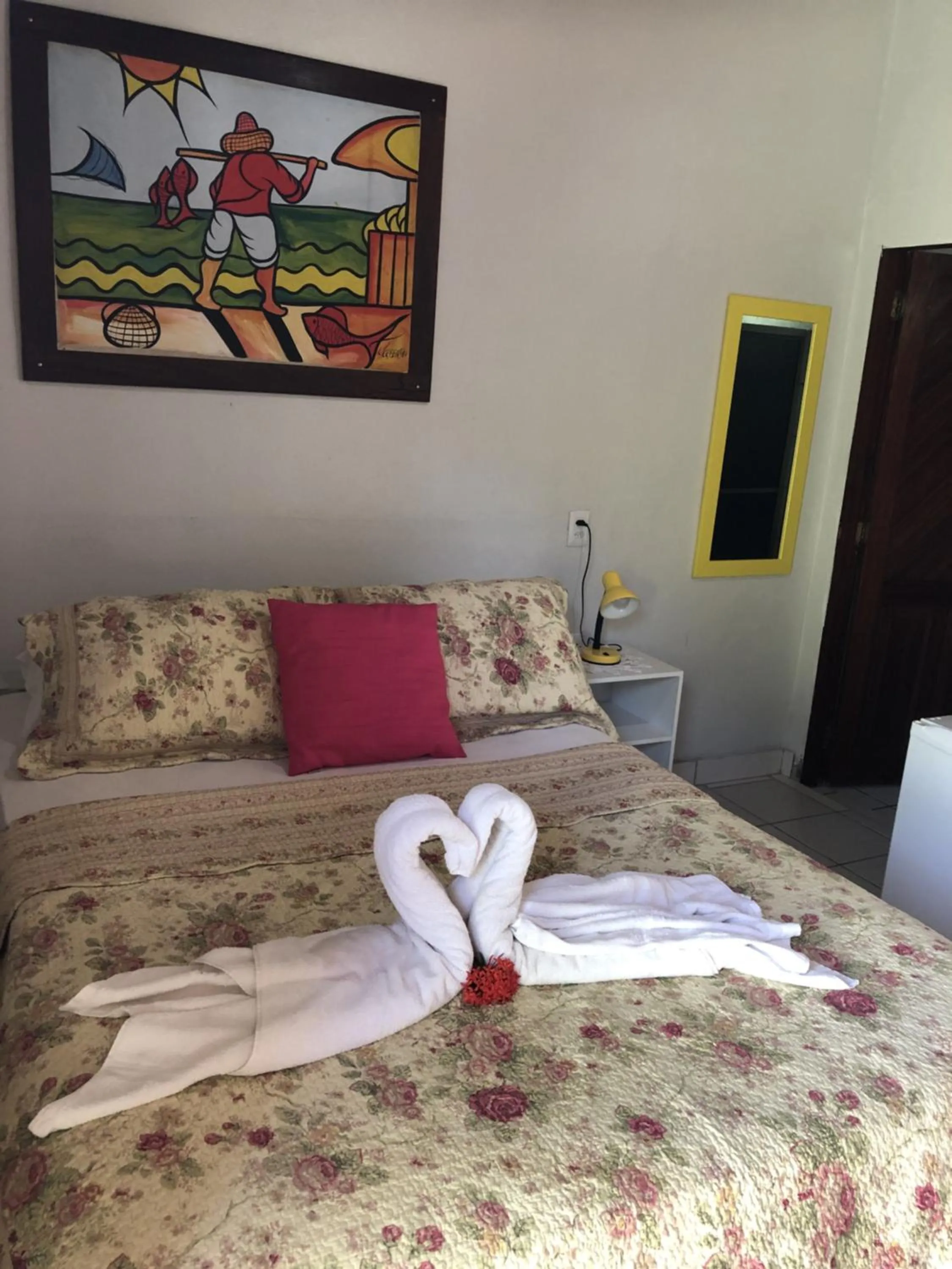 Bed in Pousada das Oliveiras