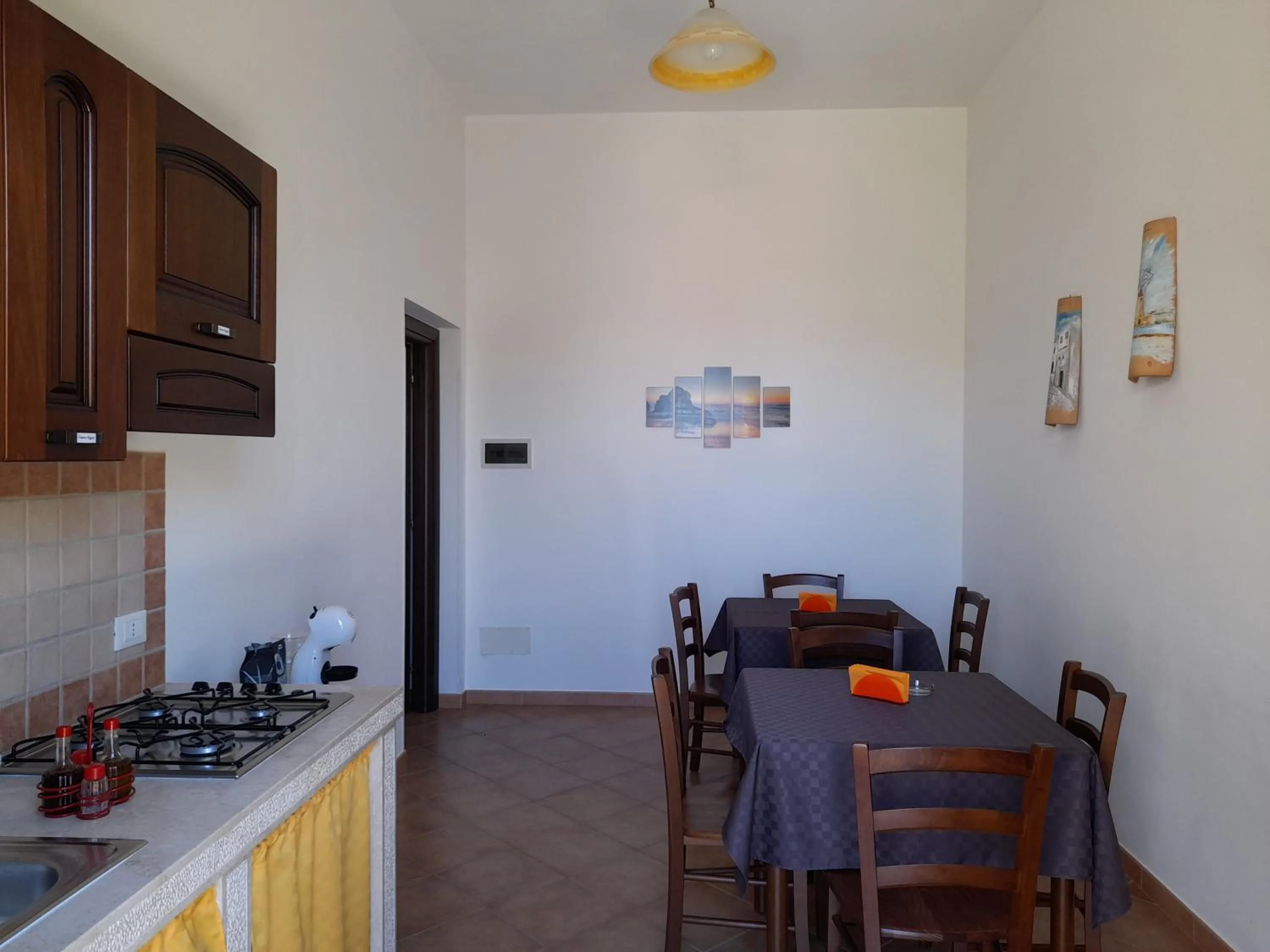 Communal kitchen in Baglio Messina Vacanze