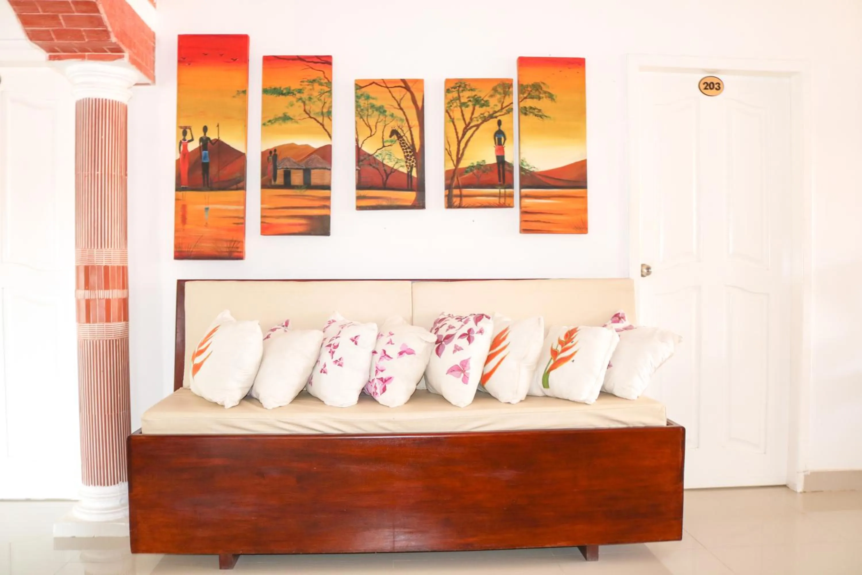 Living room in Hotel Jardines Evans By GEH Suites