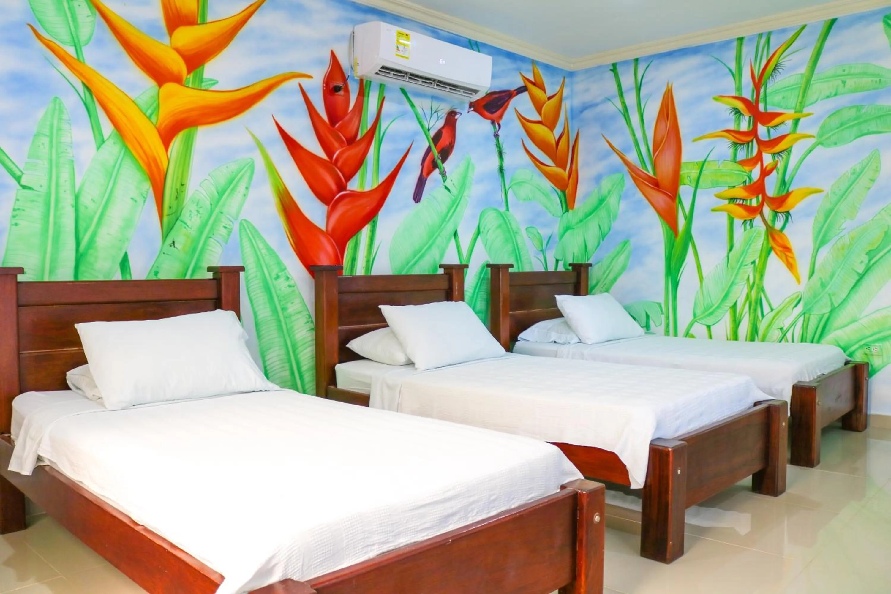 Bed in Hotel Jardines Evans By GEH Suites