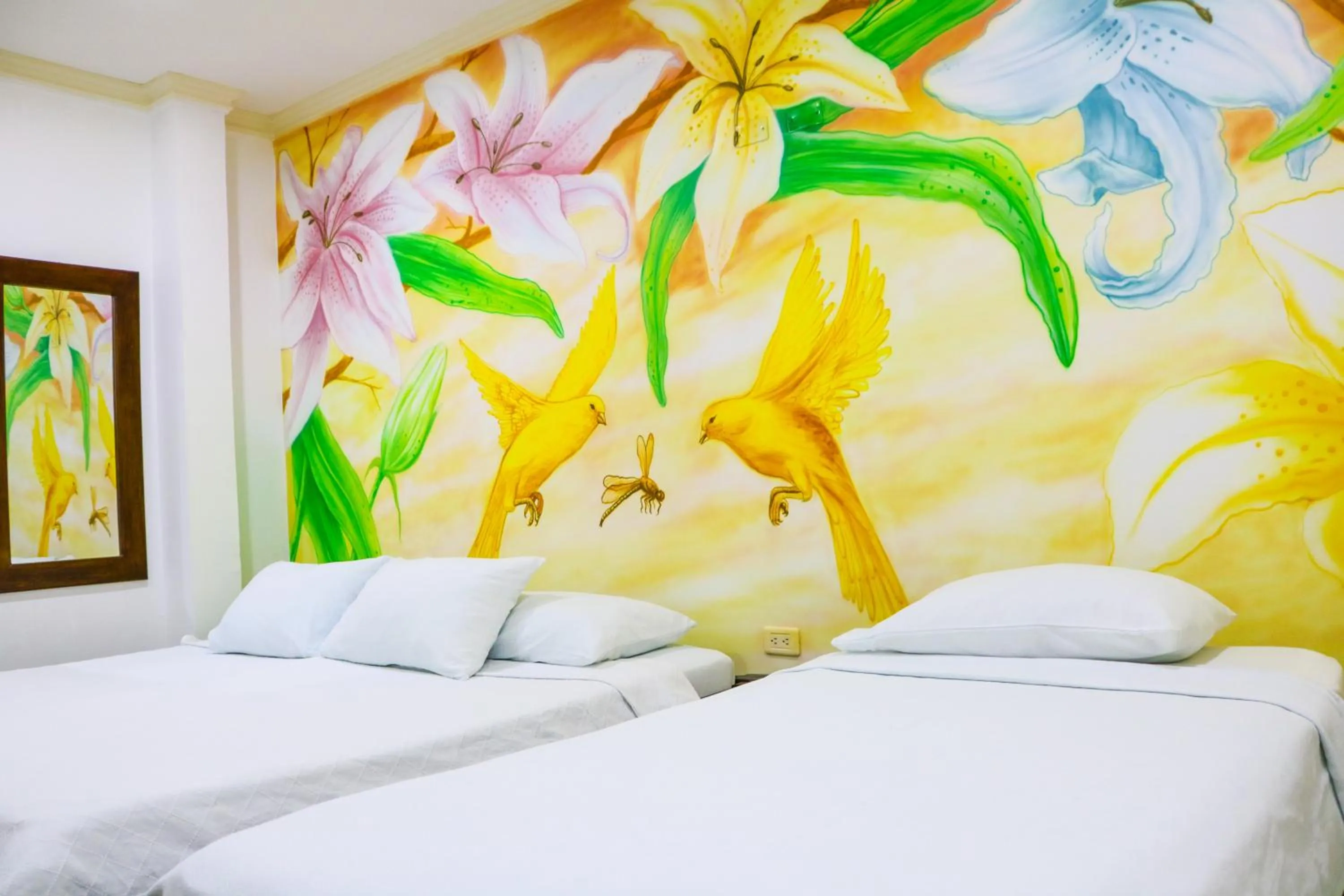 Bed in Hotel Jardines Evans By GEH Suites